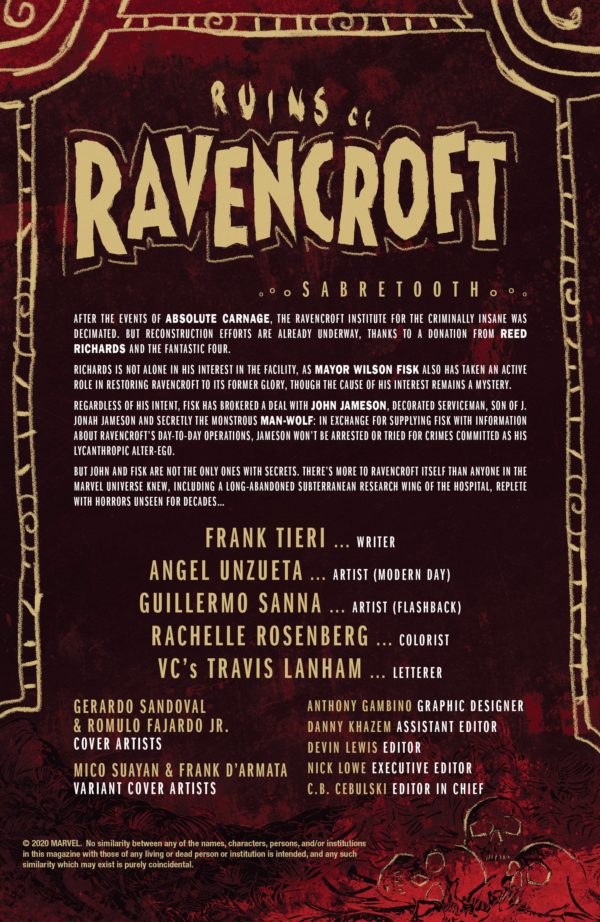 Ruins Of Ravencroft: Sabretooth (2020): Chapter 1 - Page 2