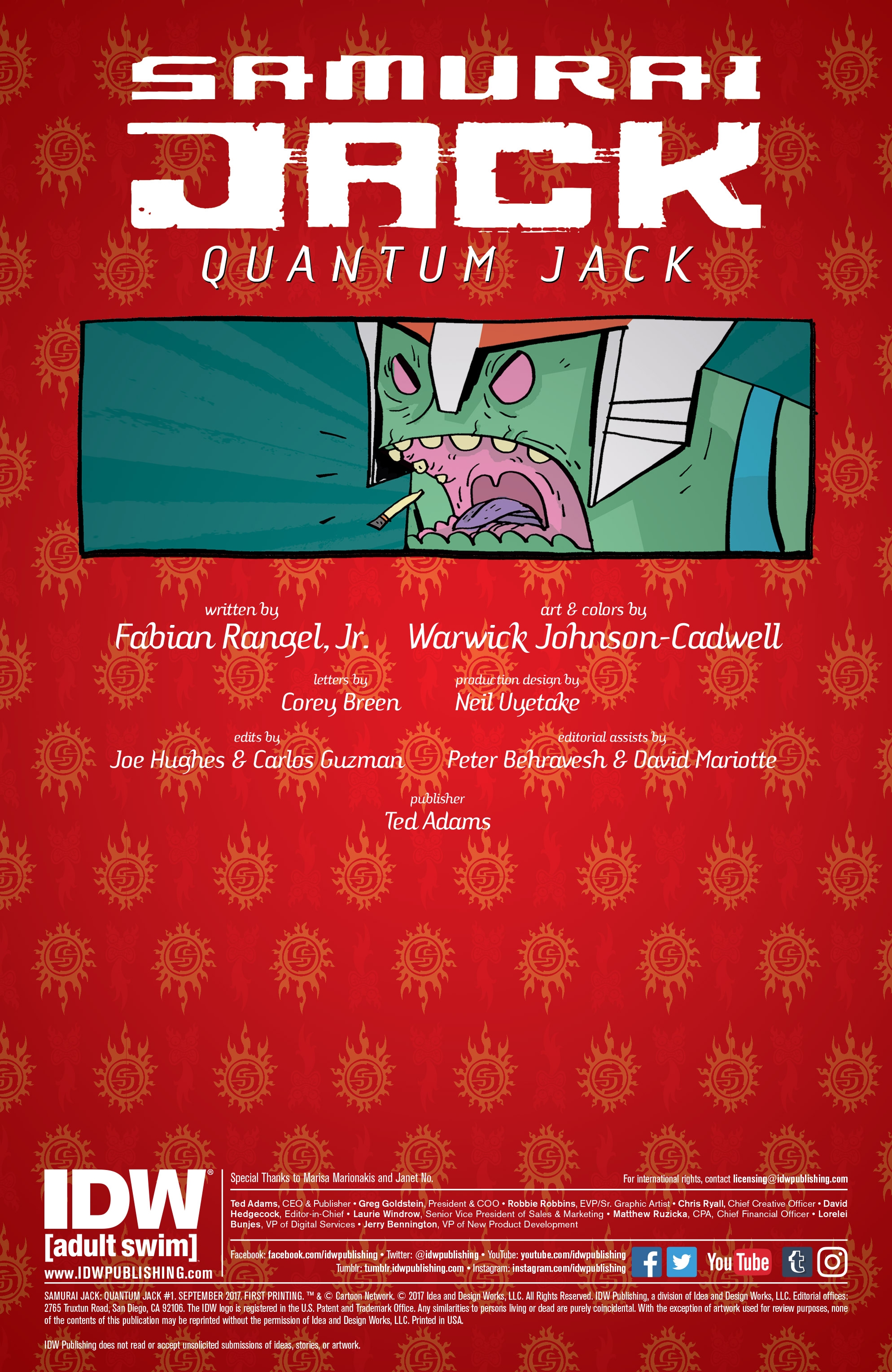 Samurai Jack: Quantum Jack (2017) issue 1 - Page 2