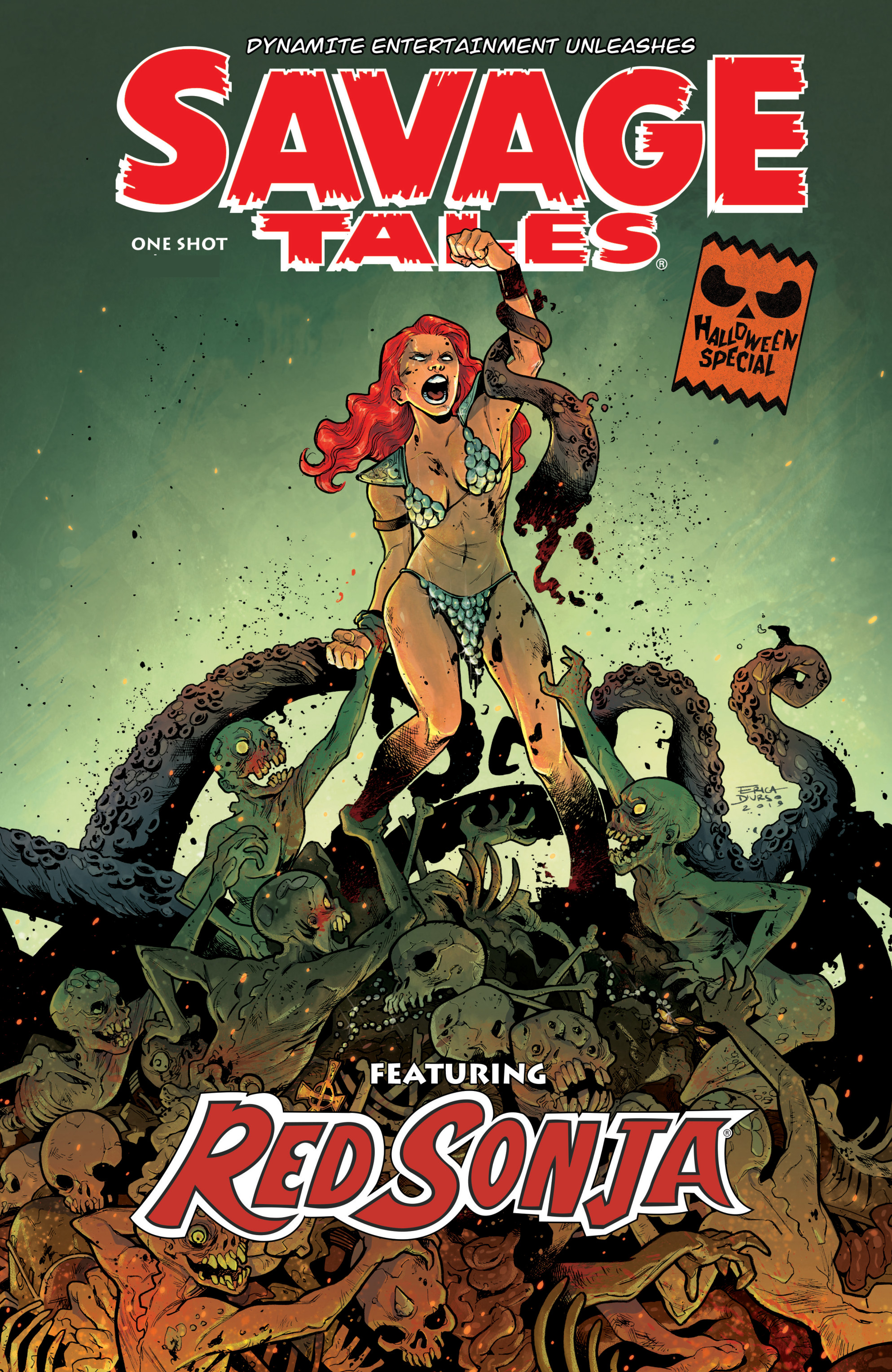 Savage Tales: A Red Sonja Halloween Special (2019): Chapter 1 - Page 1