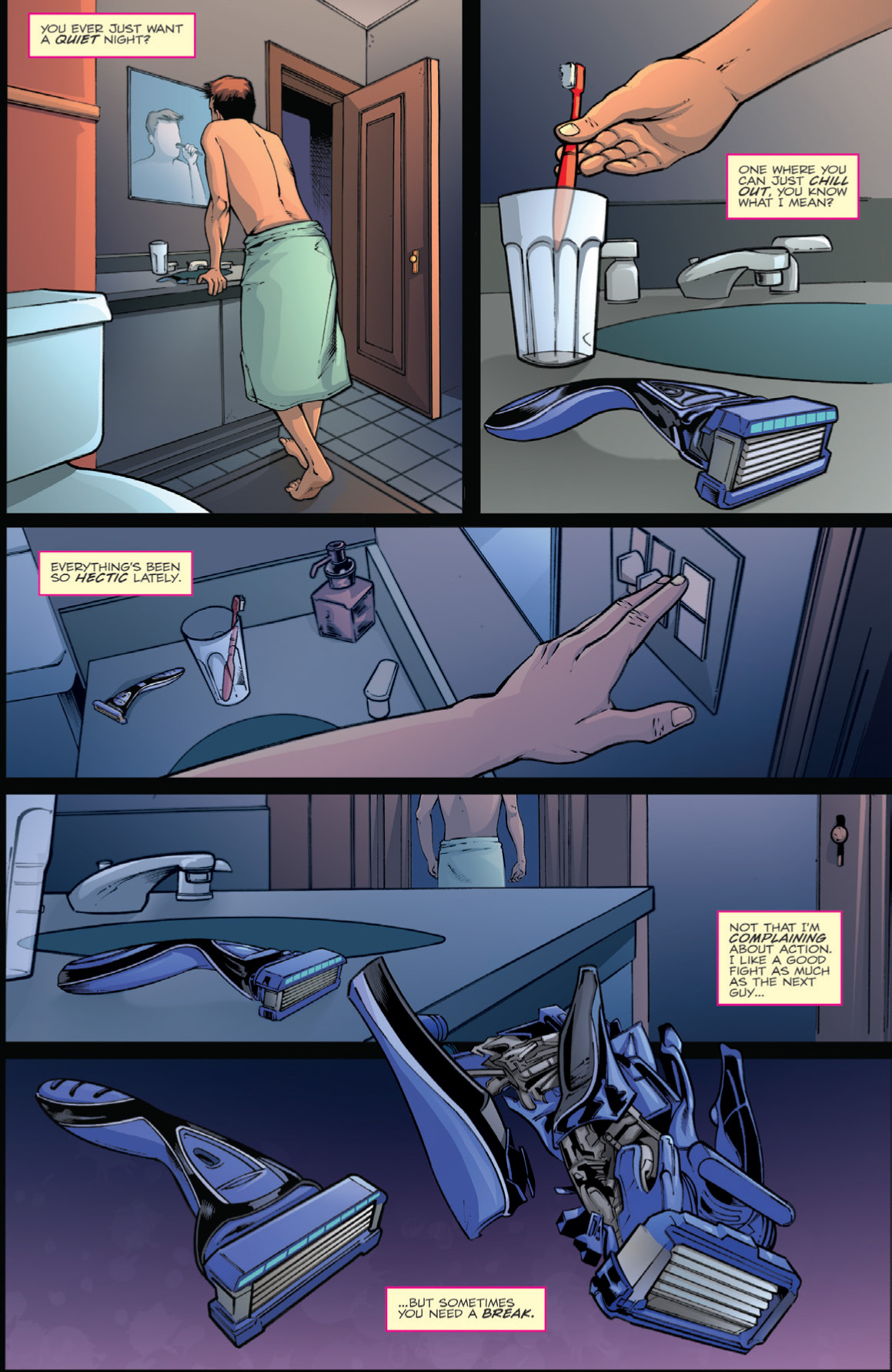 Schick Hydrobot & The Transformers (2017): Chapter 1 - Page 3