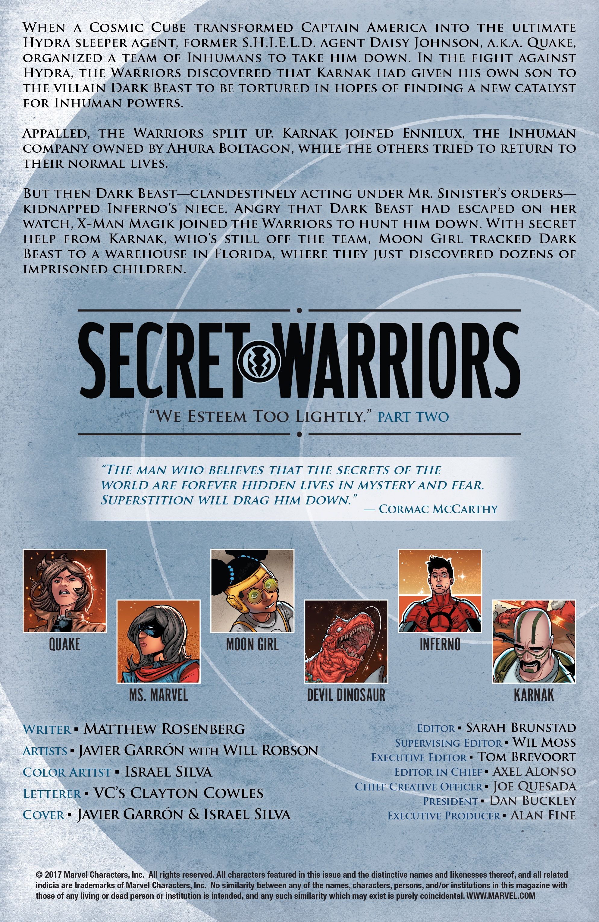 Secret Warriors (2017-) issue 9 - Page 2