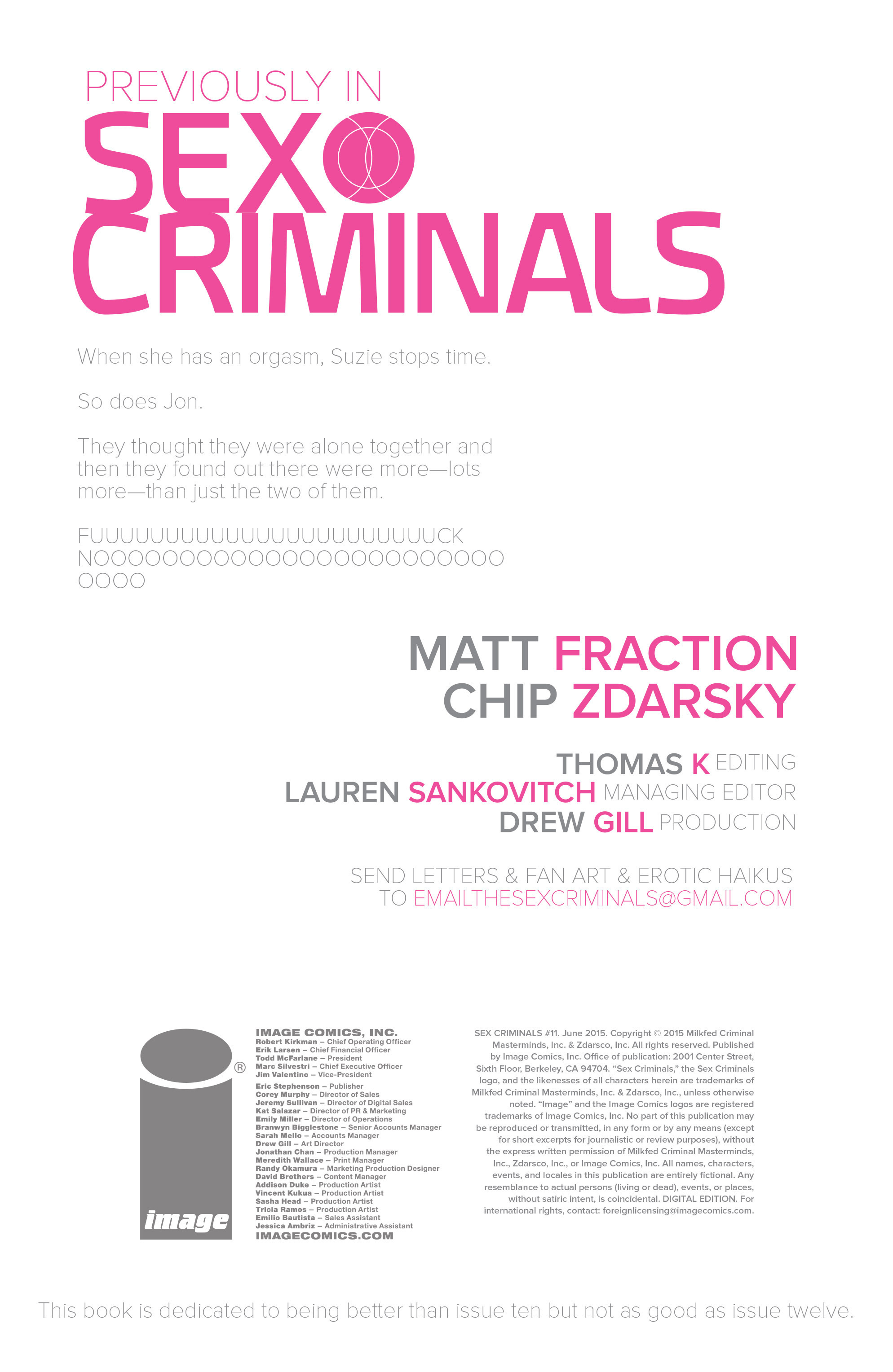 Sex Criminals (2013-): Chapter 11 - Page 2
