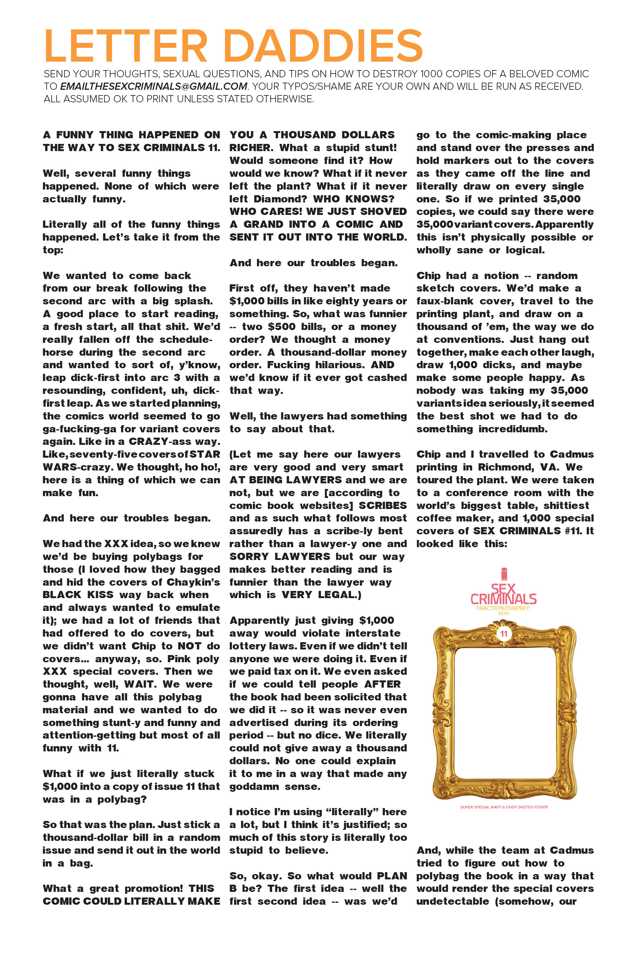 Sex Criminals (2013-): Chapter 12 - Page 23