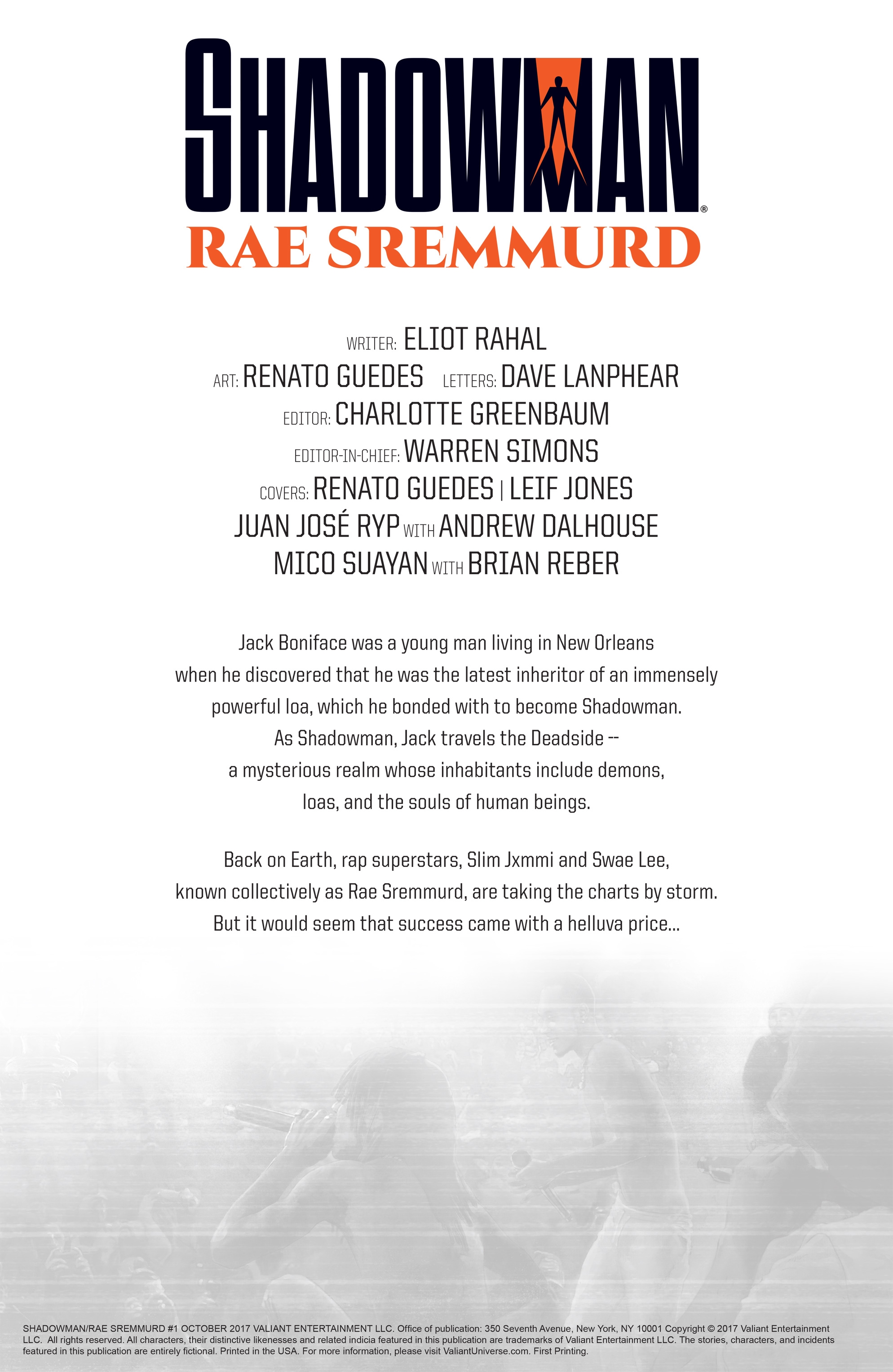Shadowman/Rae Sremmurd (2017): Chapter 1 - Page 2