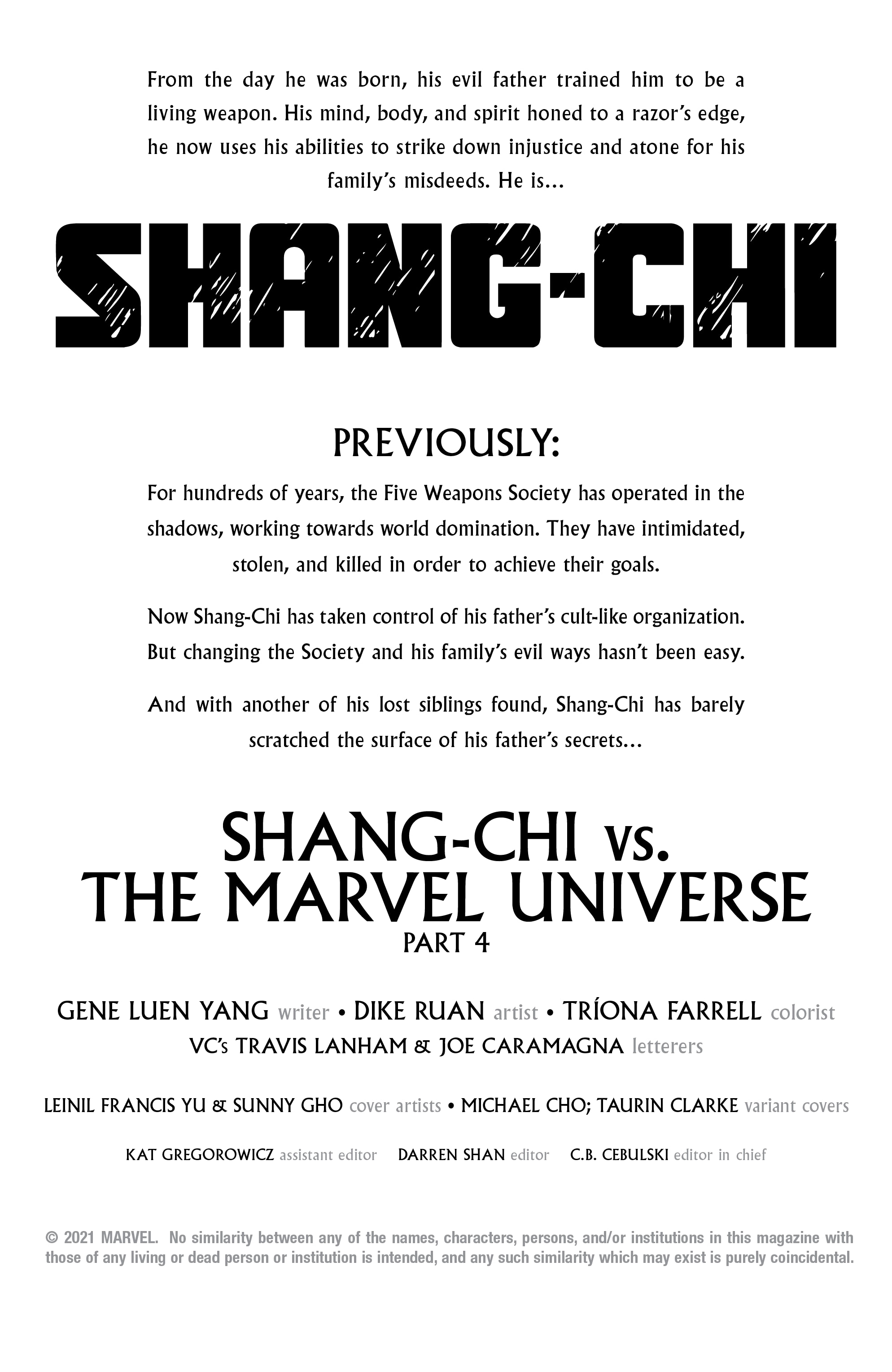 Shang-Chi (2021-) issue 4 - Page 4