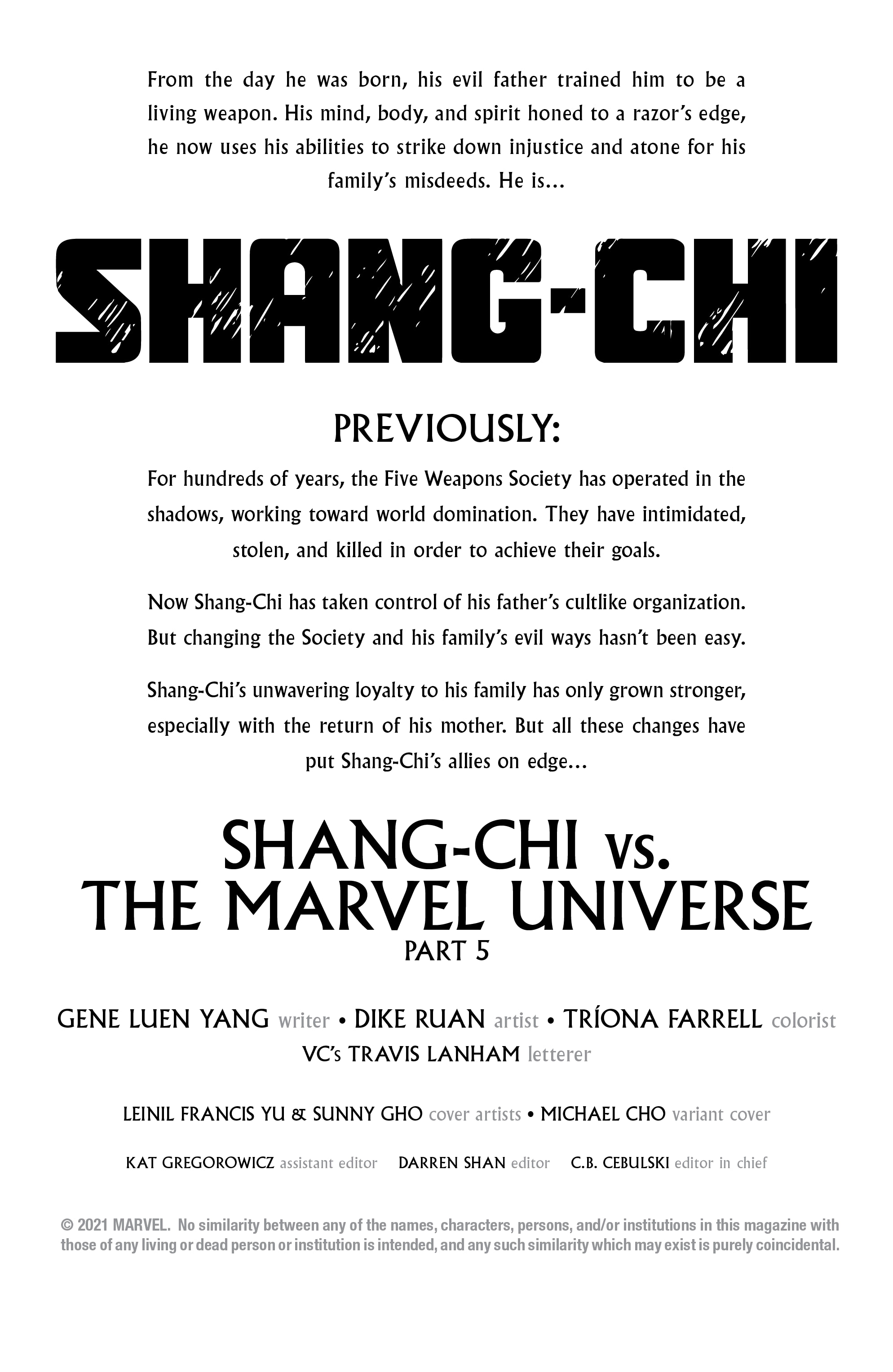 Shang-Chi (2021-) issue 5 - Page 7