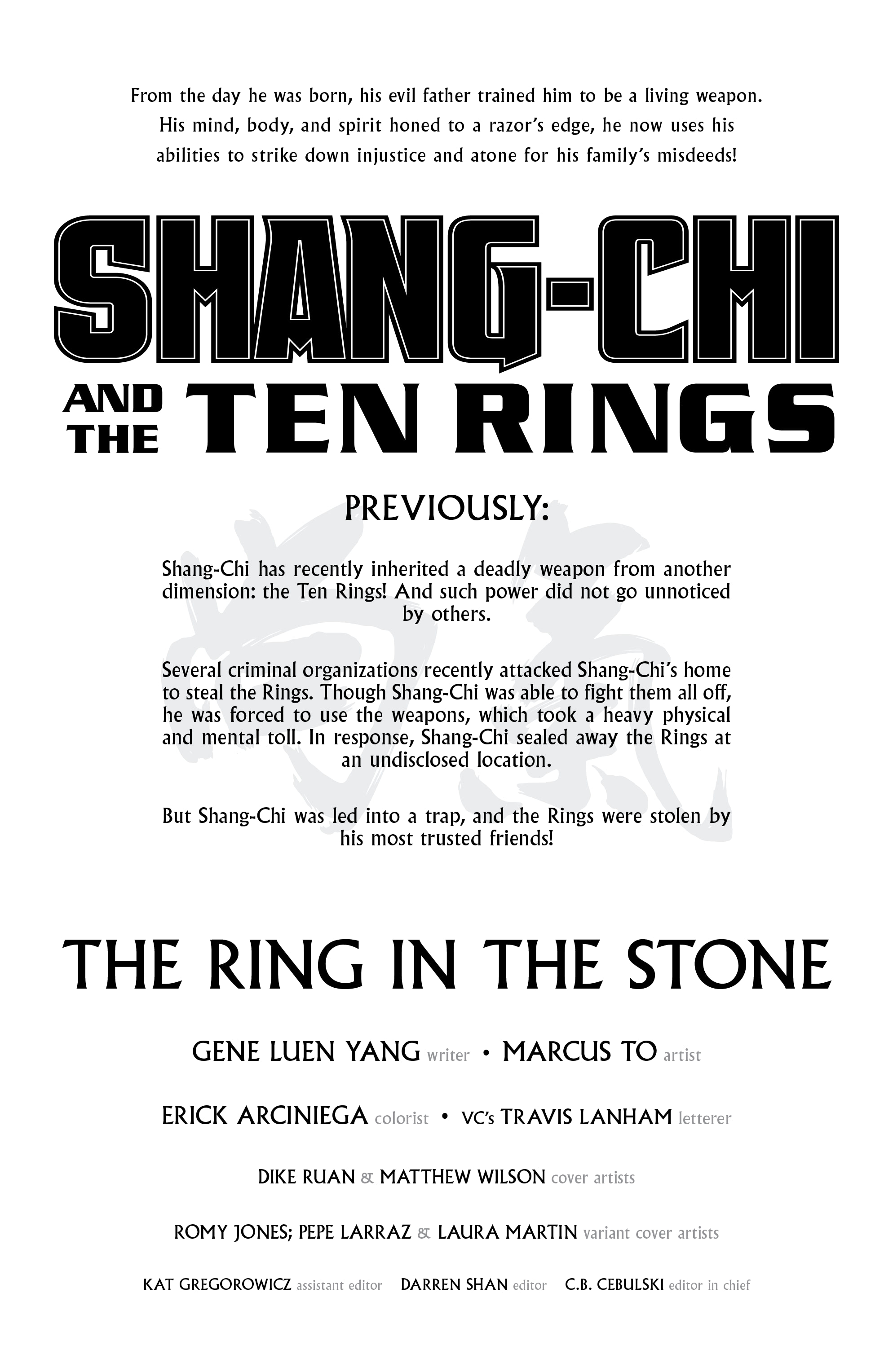 Shang-Chi and the Ten Rings (2022-): Chapter 3 - Page 2