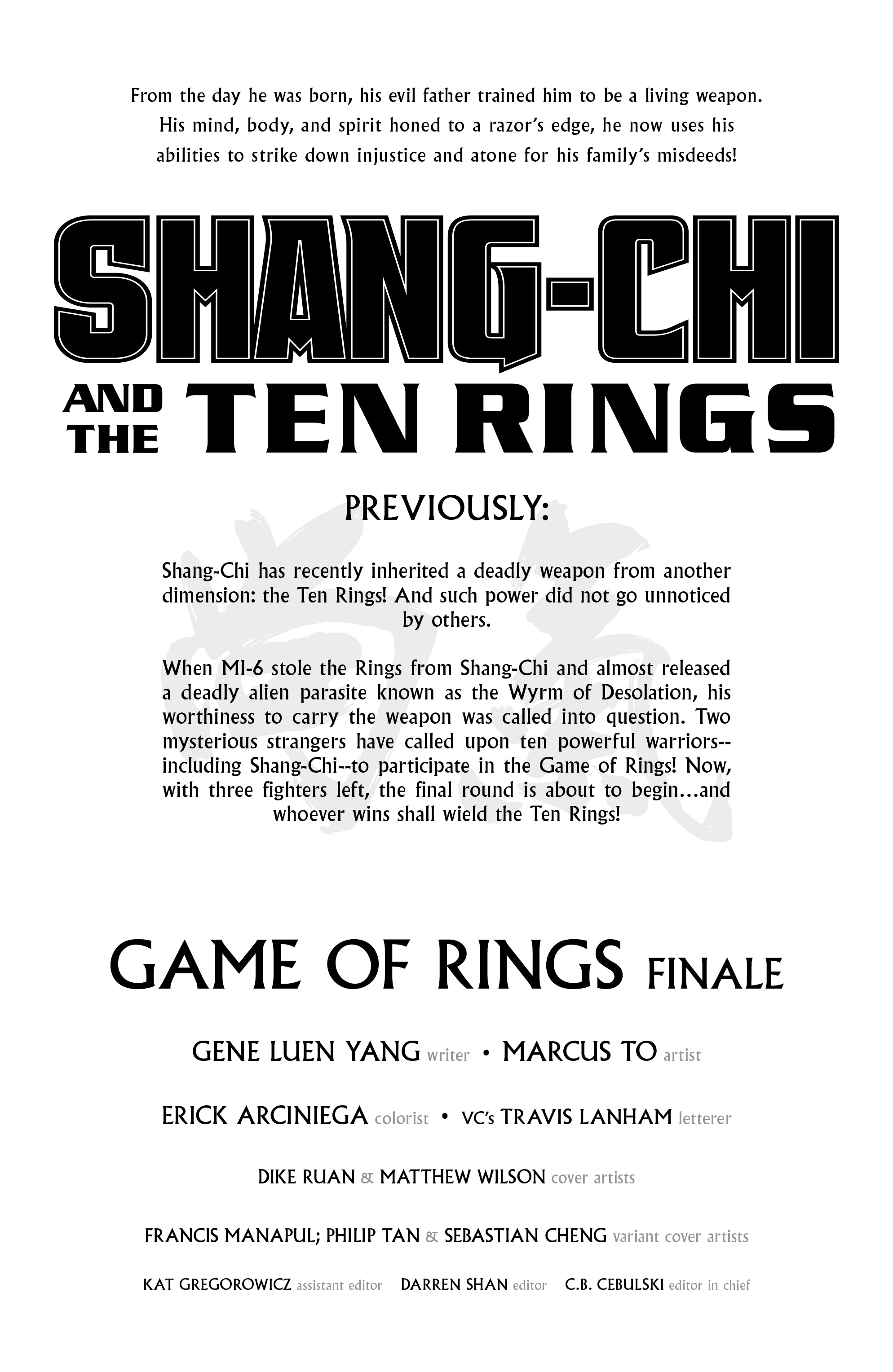 Shang-Chi and the Ten Rings (2022-): Chapter 6 - Page 3