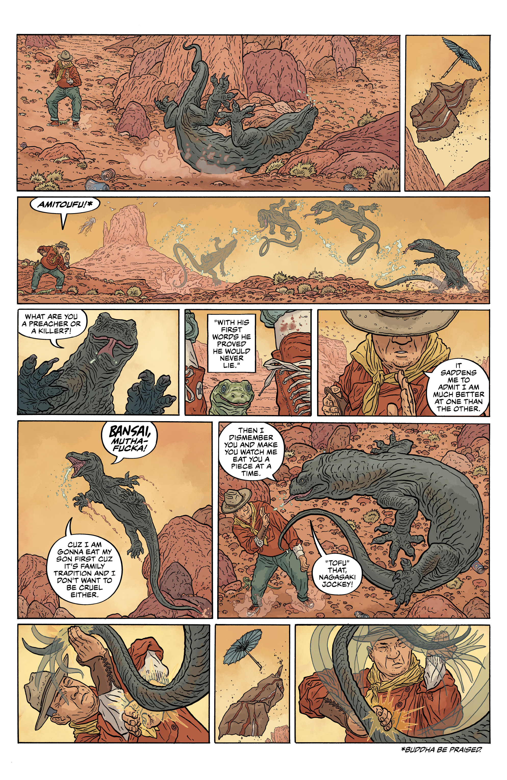 Shaolin Cowboy: Cruel to Be Kin (2022-) issue 1 - Page 9