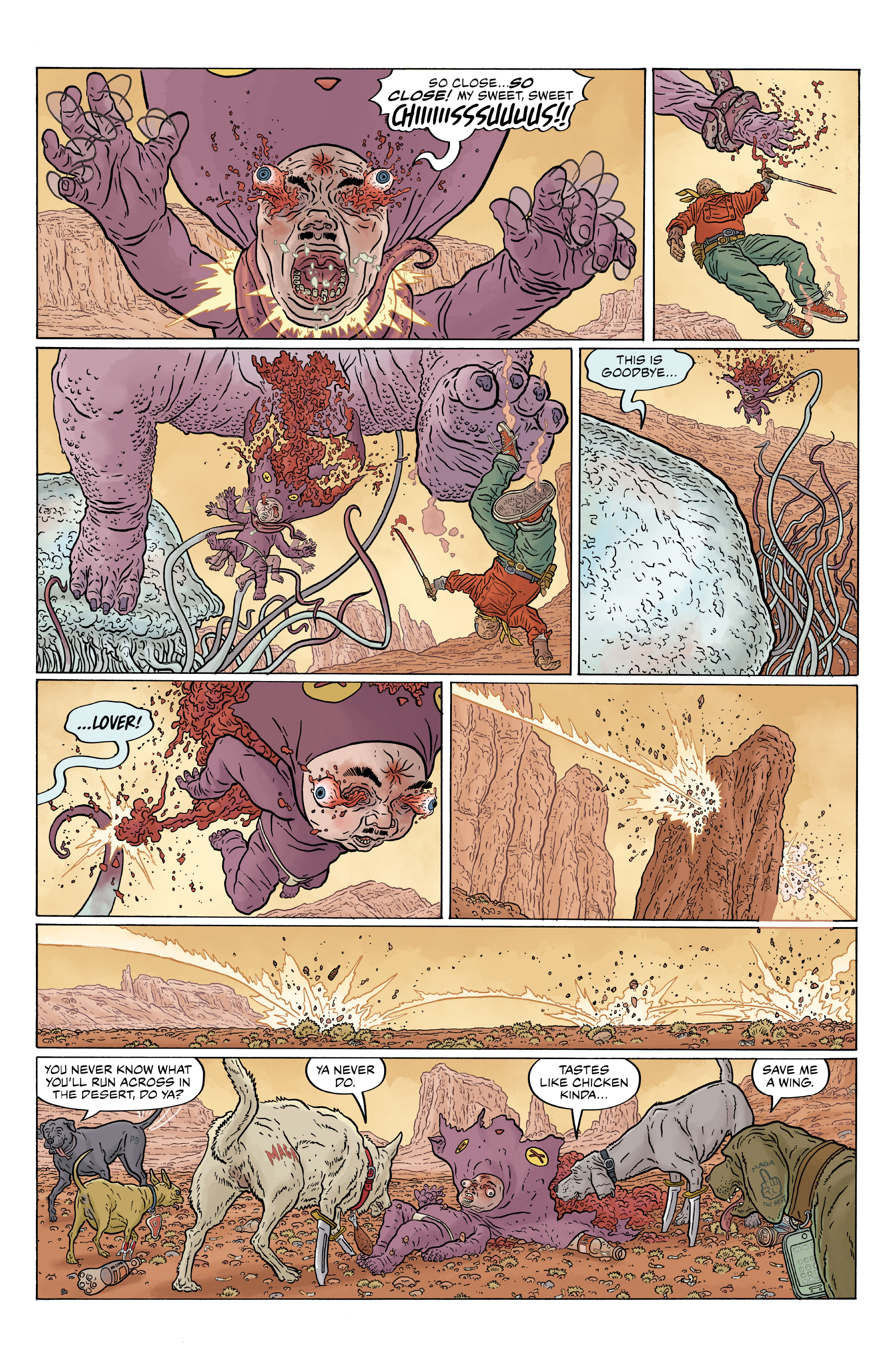 Shaolin Cowboy: Cruel to Be Kin (2022-) issue 3 - Page 28