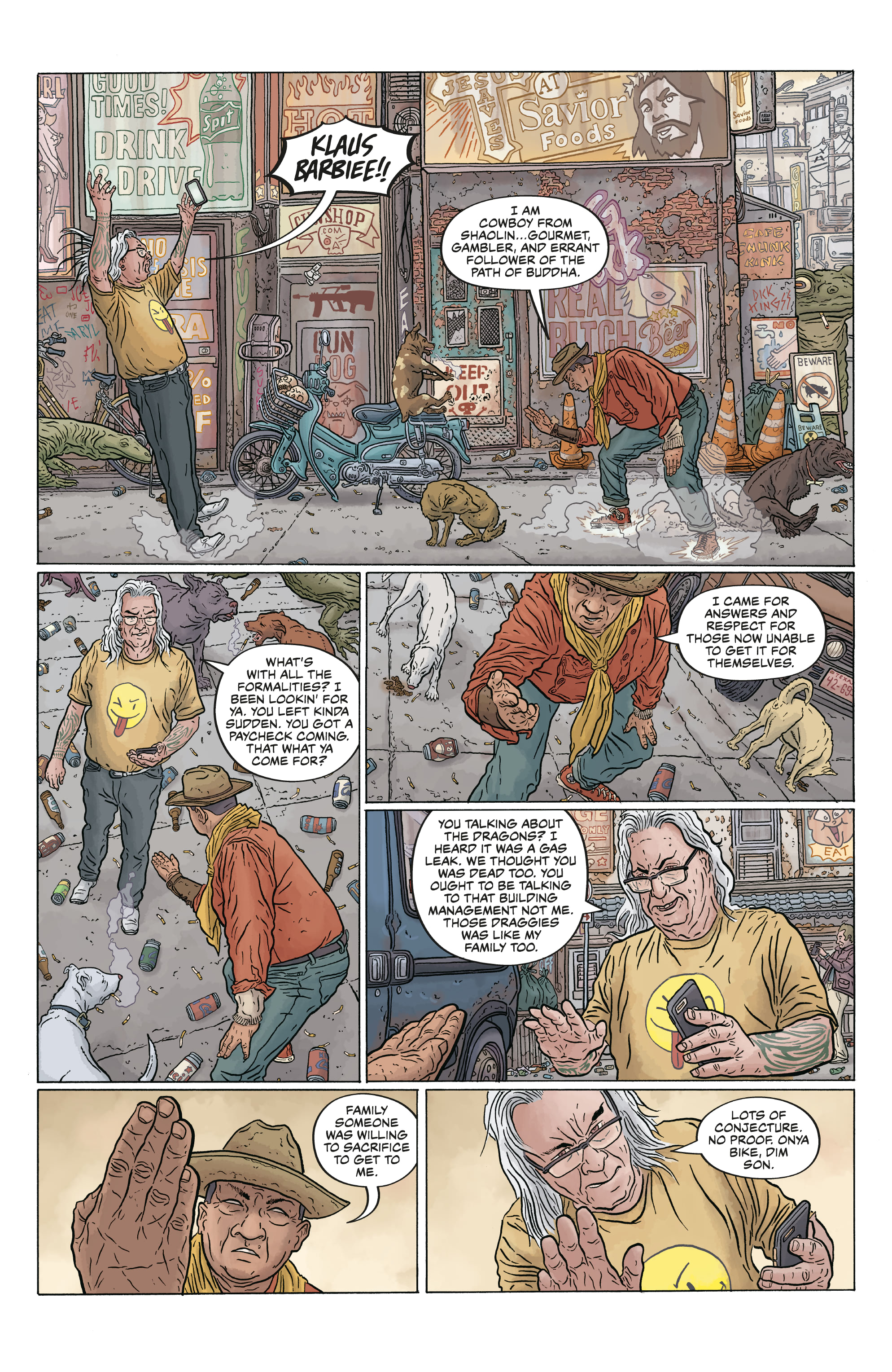 Shaolin Cowboy: Cruel to Be Kin (2022-): Chapter 5 - Page 4