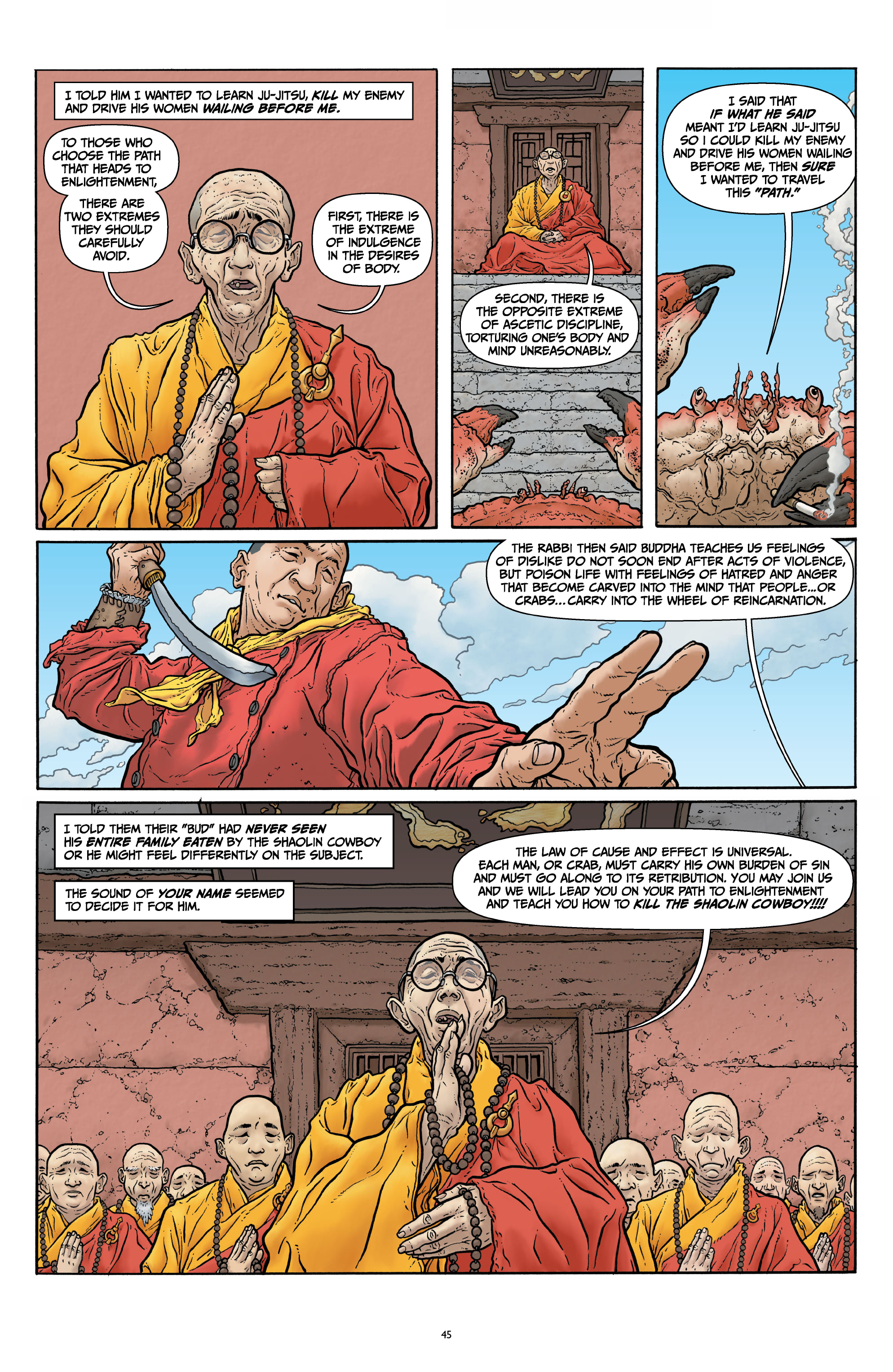 Shaolin Cowboy: Start Trek (2021) issue TPB - Page 36