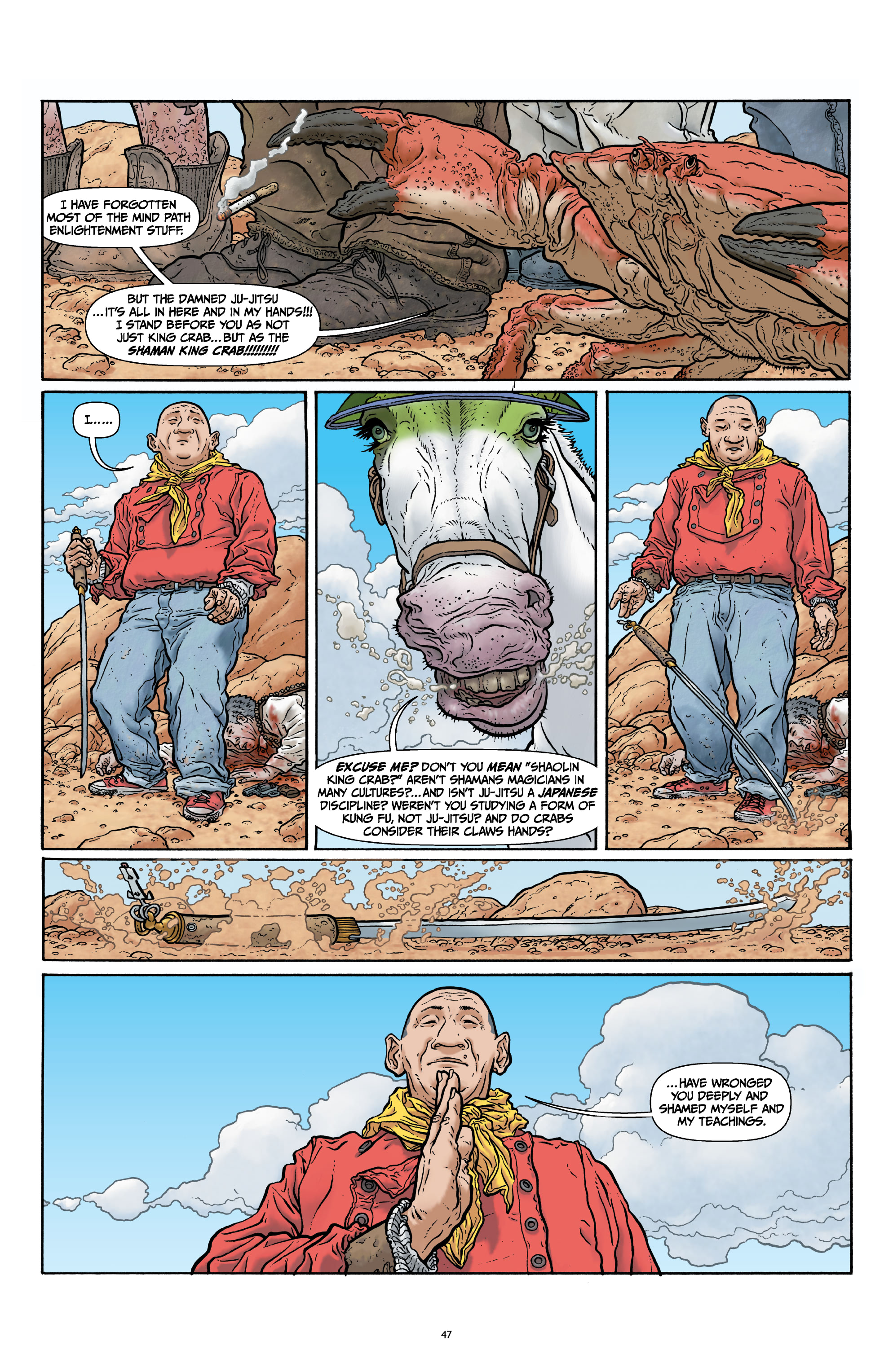 Shaolin Cowboy: Start Trek (2021) issue TPB - Page 38