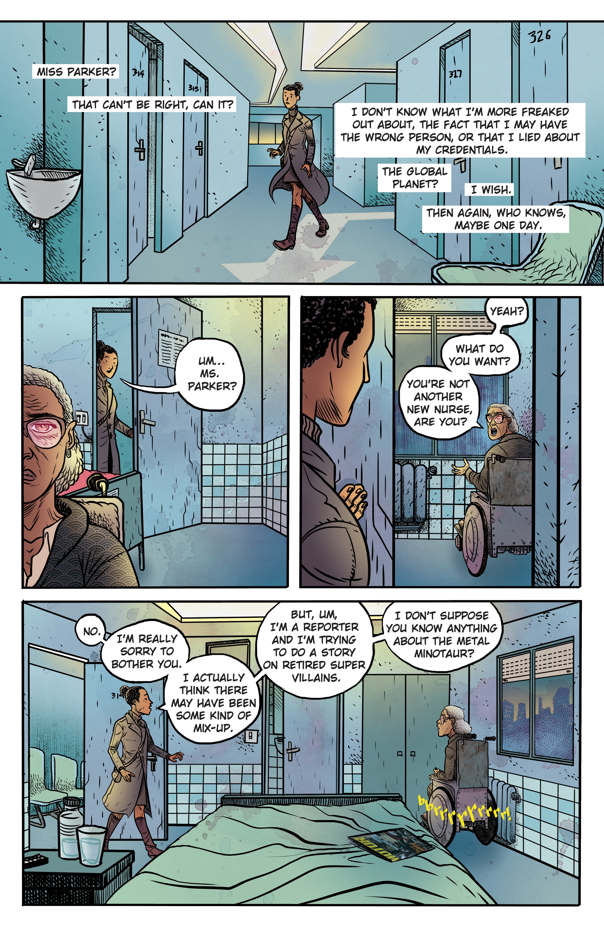 <{ $series->title }} issue 3 - Page 9