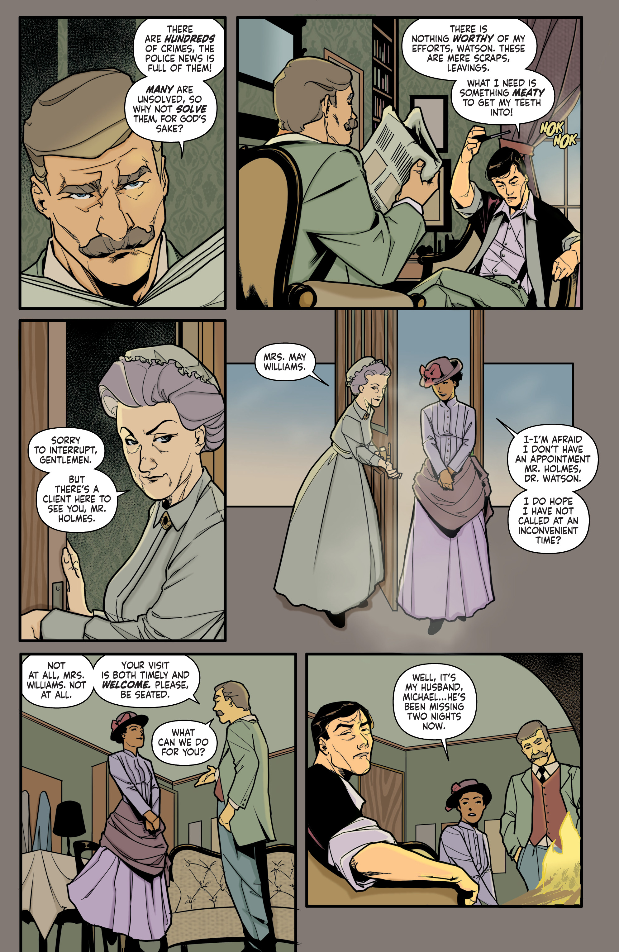 Sherlock Holmes: The Vanishing Man (2018-) issue 1 - Page 10