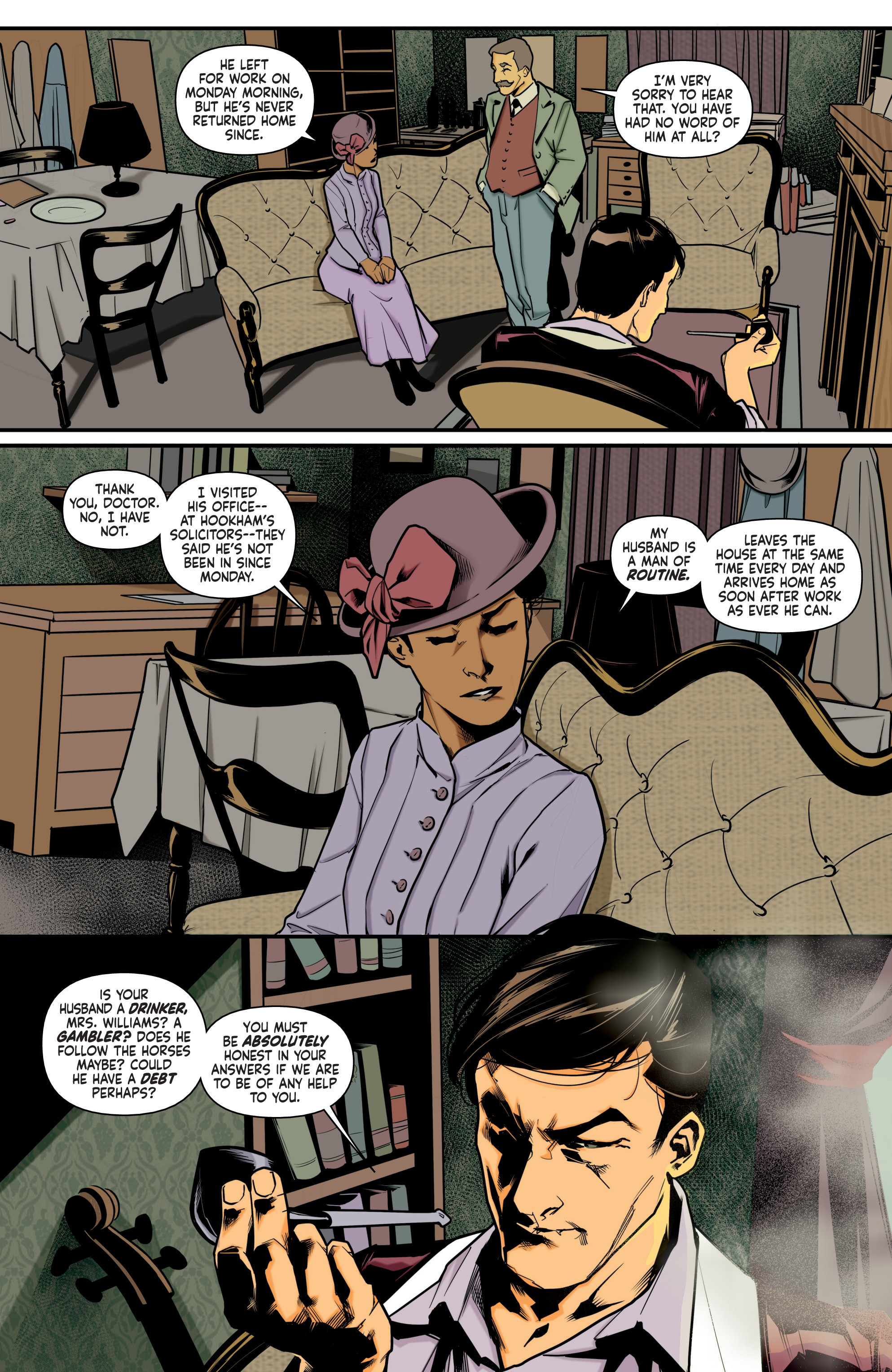 Sherlock Holmes: The Vanishing Man (2018-) issue 1 - Page 11