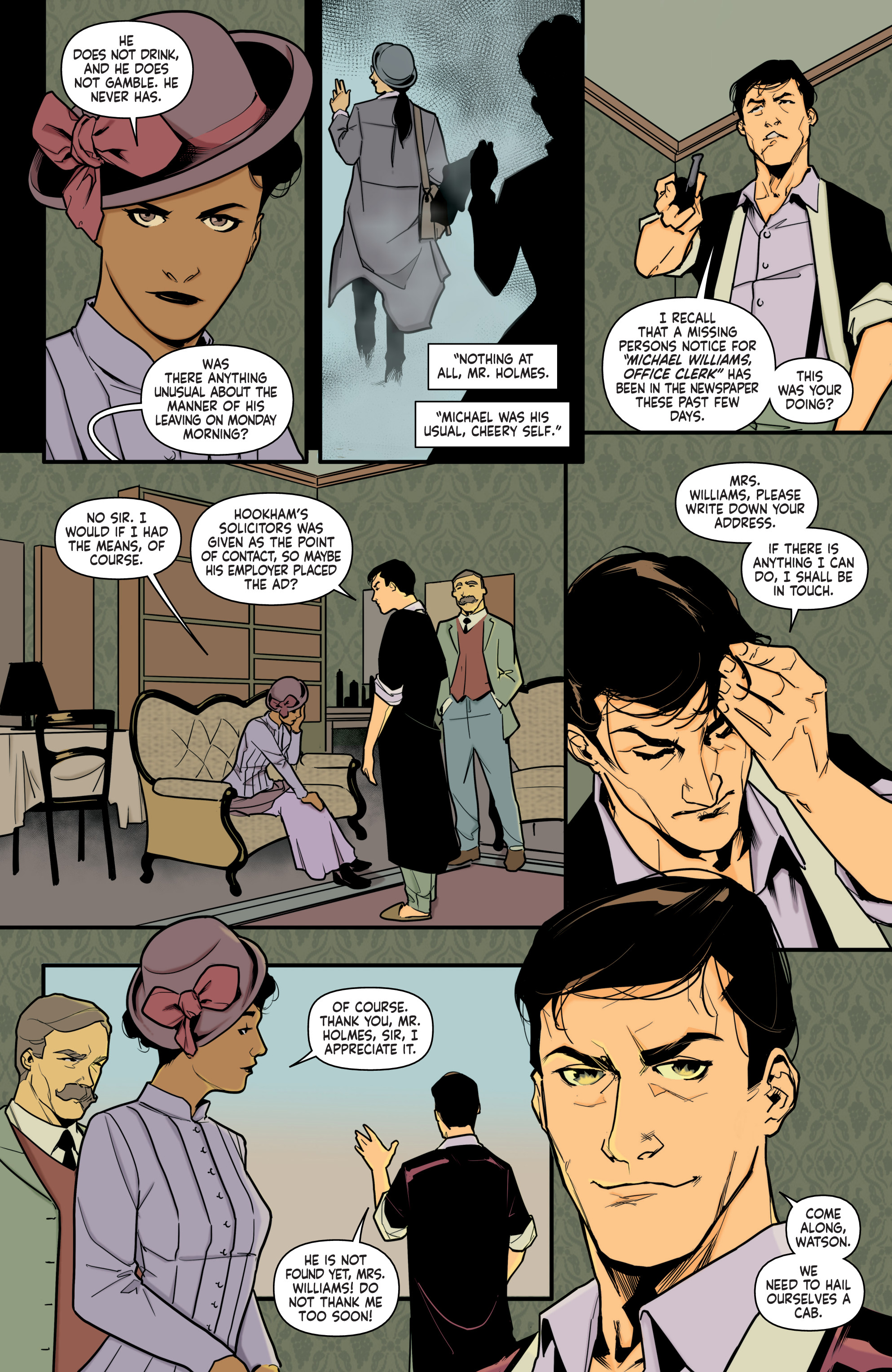 Sherlock Holmes: The Vanishing Man (2018-) issue 1 - Page 12