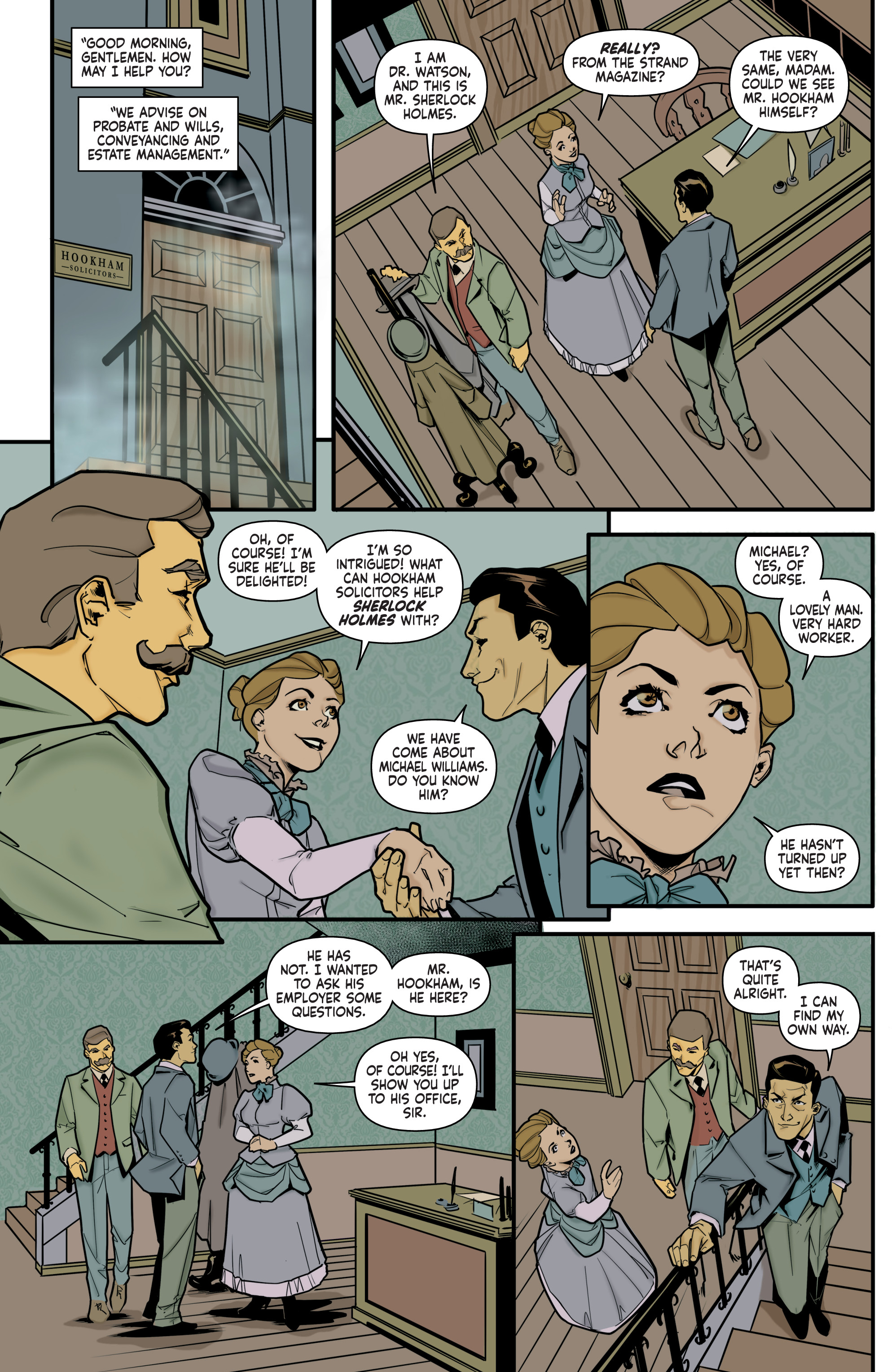 Sherlock Holmes: The Vanishing Man (2018-) issue 1 - Page 13