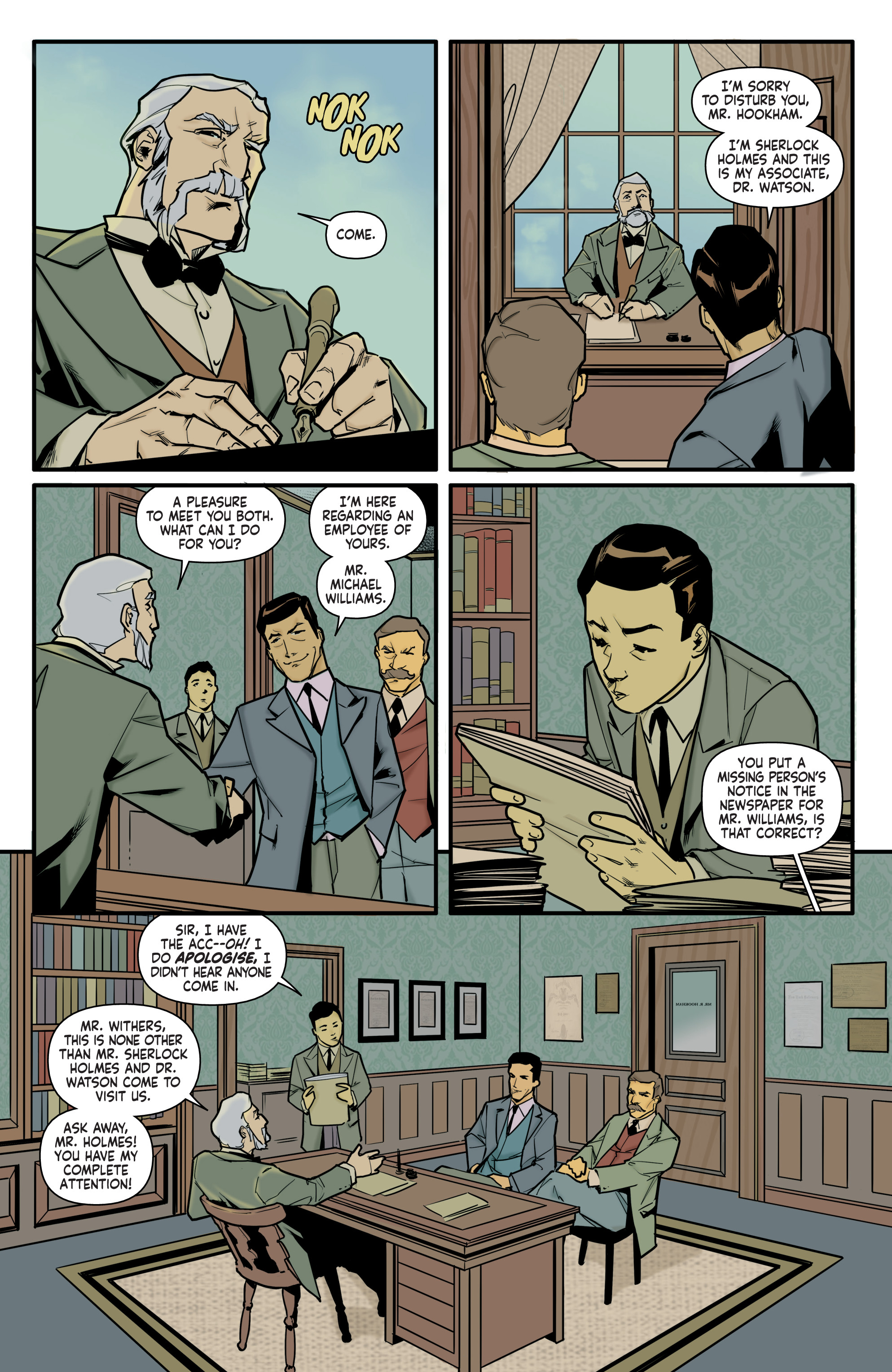 Sherlock Holmes: The Vanishing Man (2018-) issue 1 - Page 14