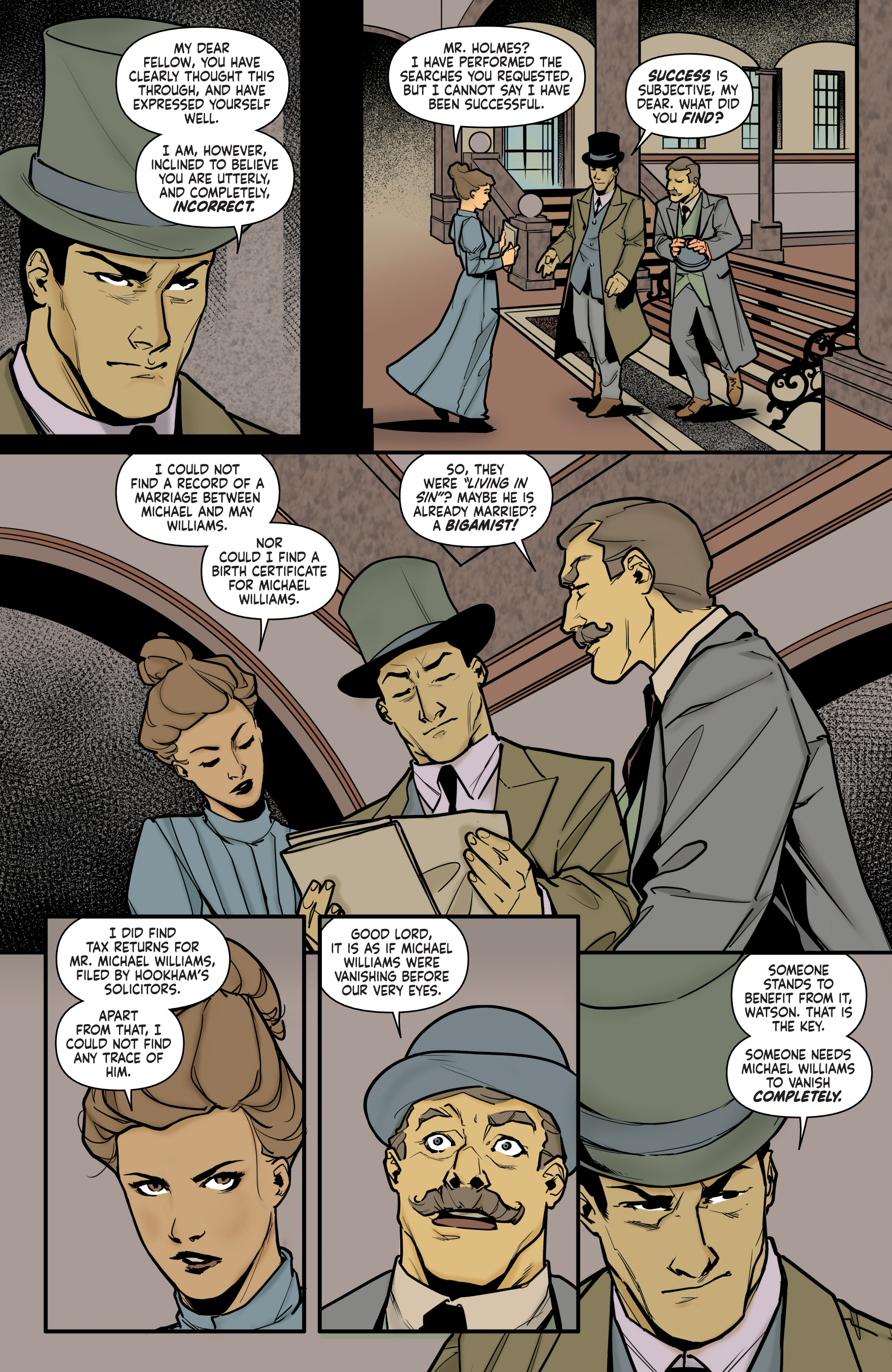 Sherlock Holmes: The Vanishing Man (2018-) issue 2 - Page 23