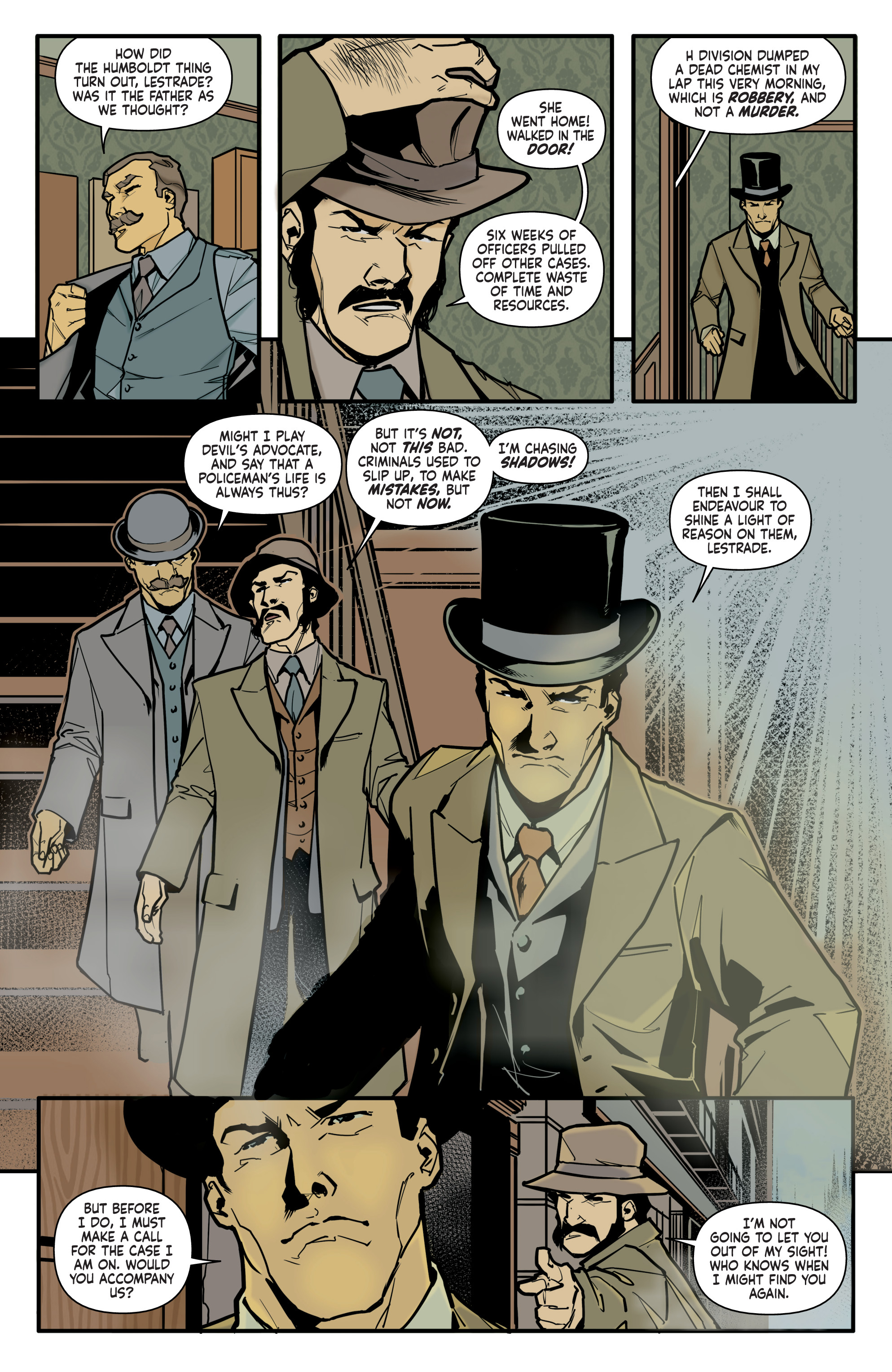 Sherlock Holmes: The Vanishing Man (2018-) issue 3 - Page 5