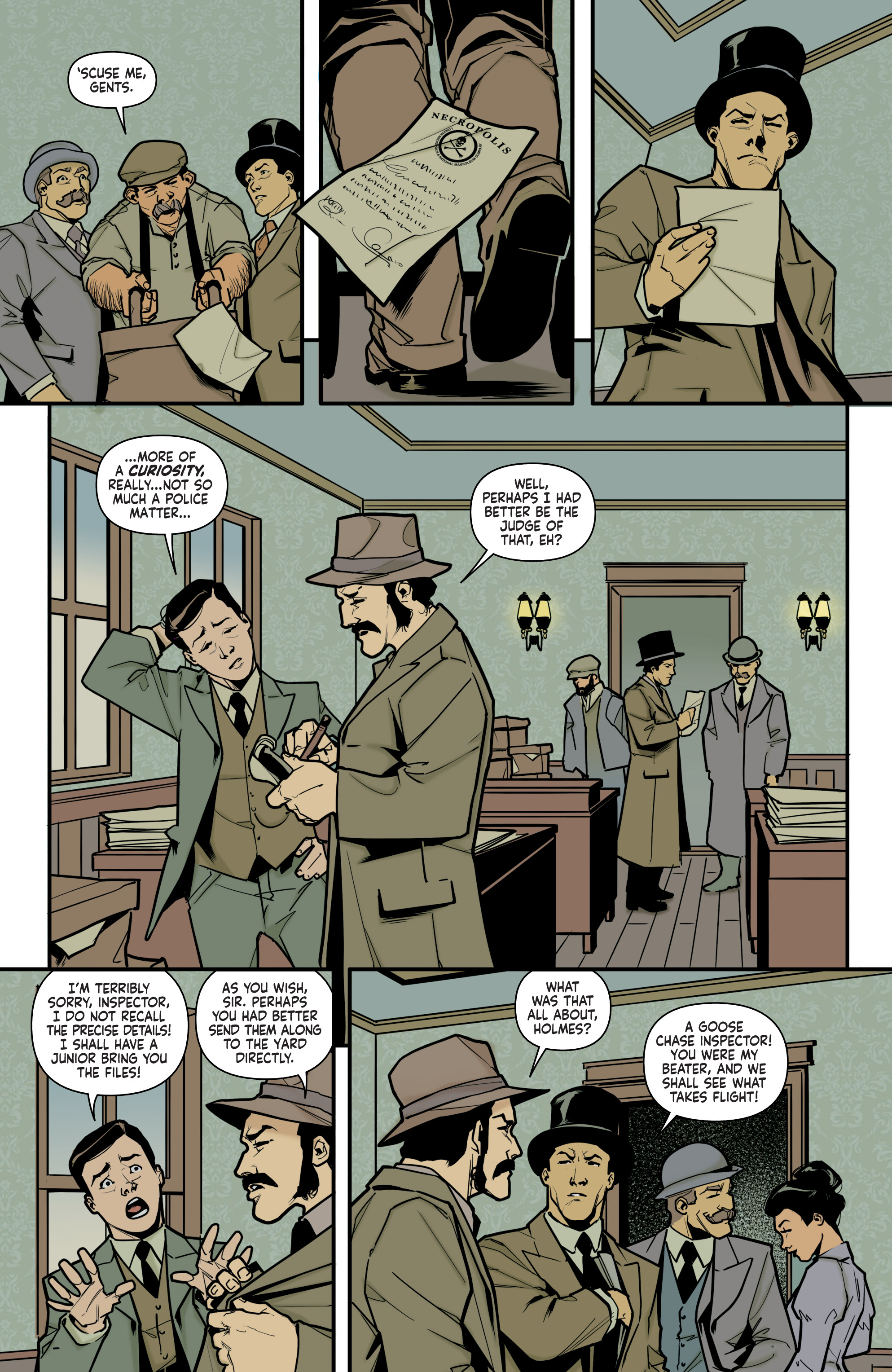 Sherlock Holmes: The Vanishing Man (2018-) issue 3 - Page 9