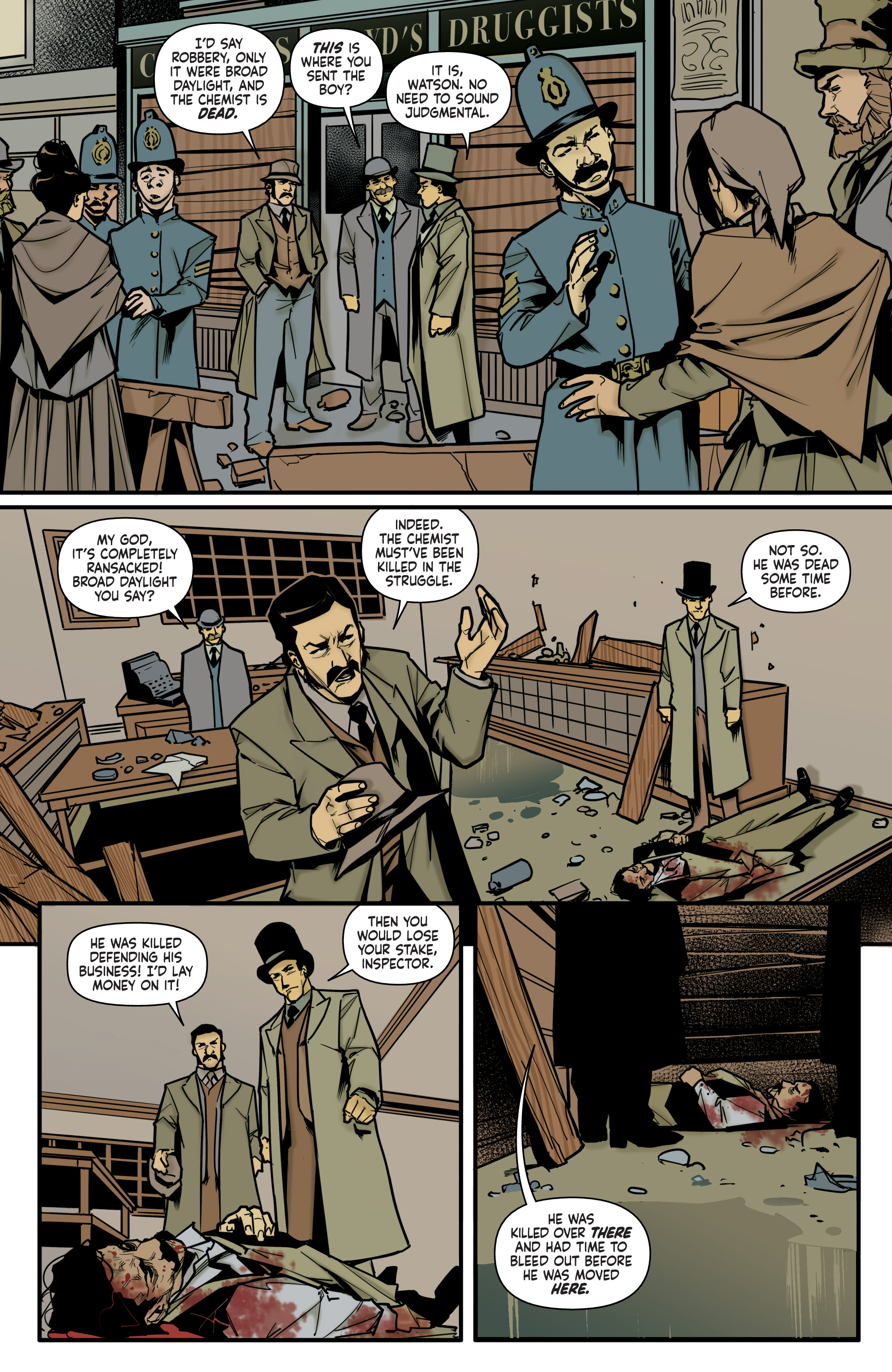 Sherlock Holmes: The Vanishing Man (2018-) issue 3 - Page 14