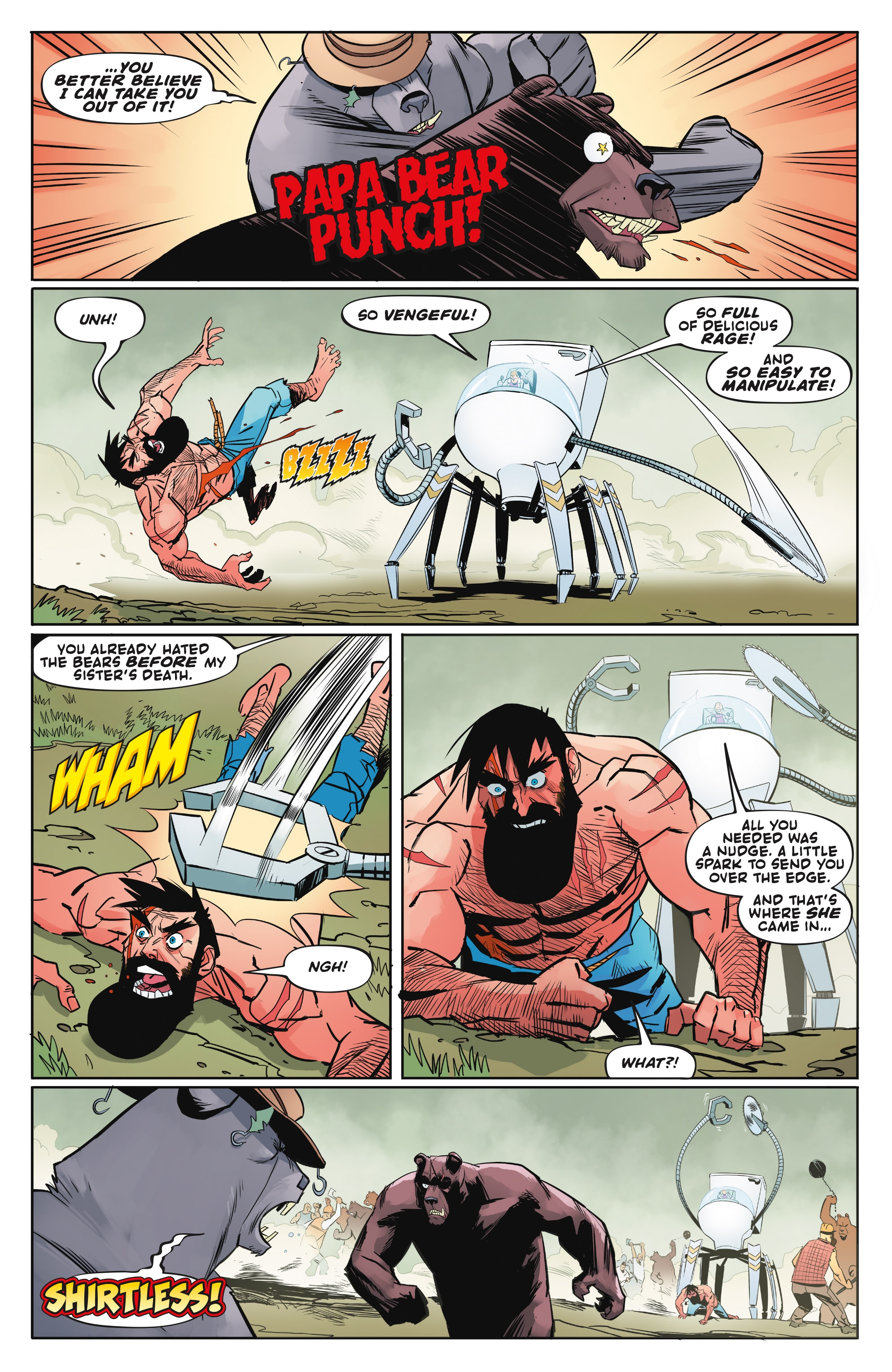 Shirtless Bear-Fighter! (2017) issue 4 - Page 22