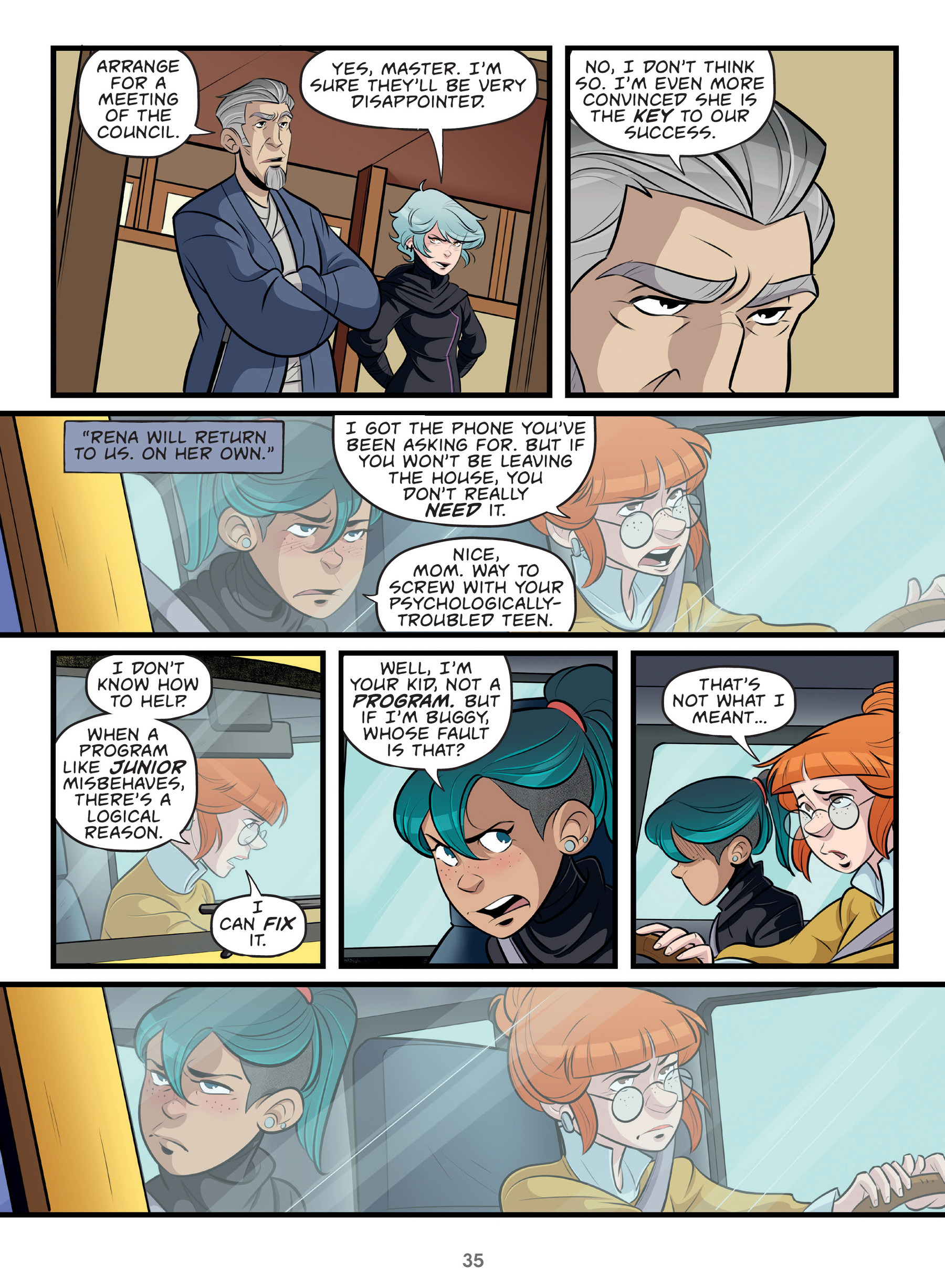 <{ $series->title }} issue 1 - Page 35