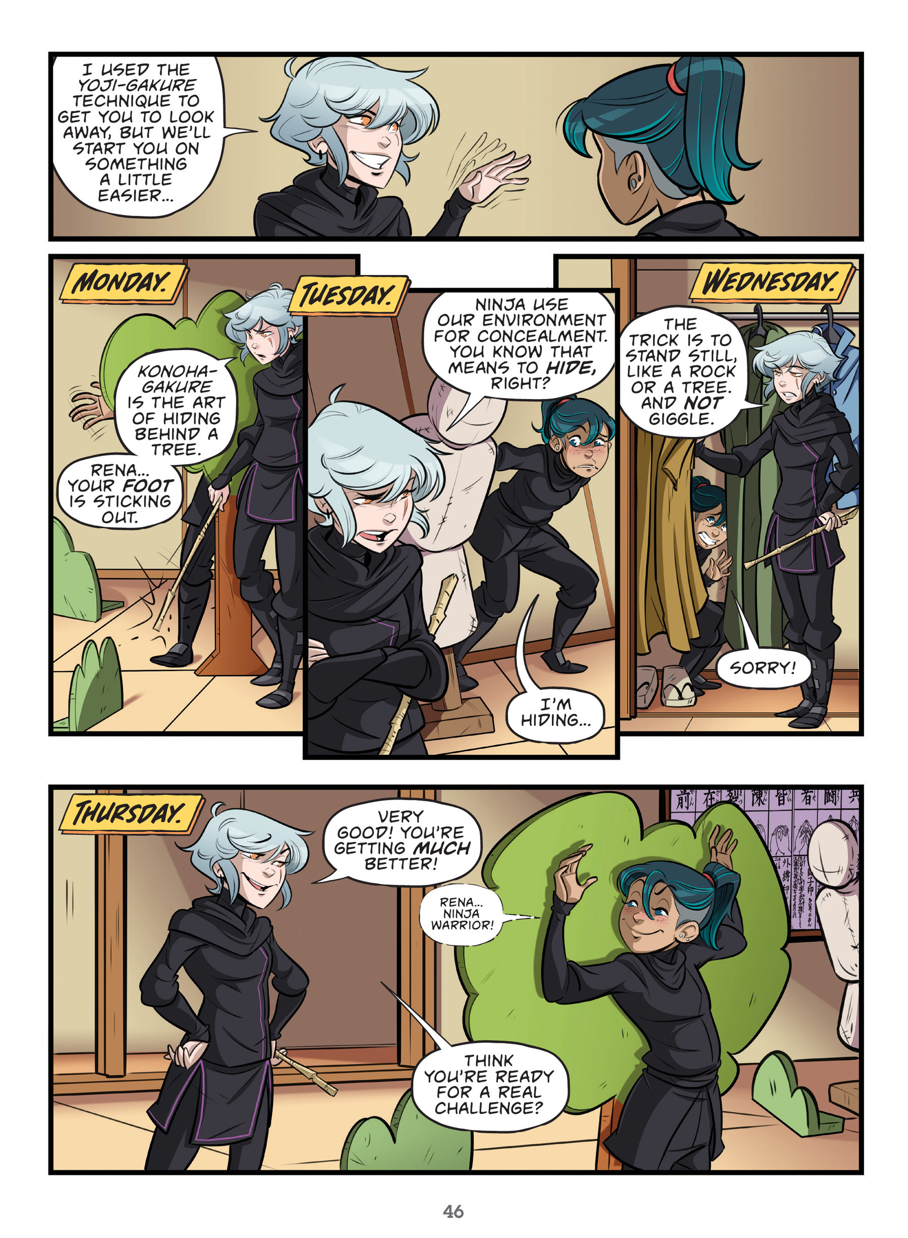 <{ $series->title }} issue 1 - Page 46