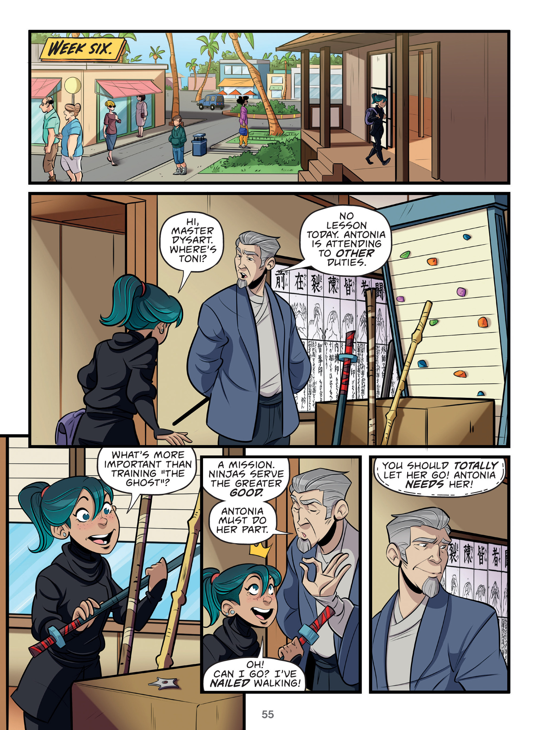 <{ $series->title }} issue 1 - Page 55