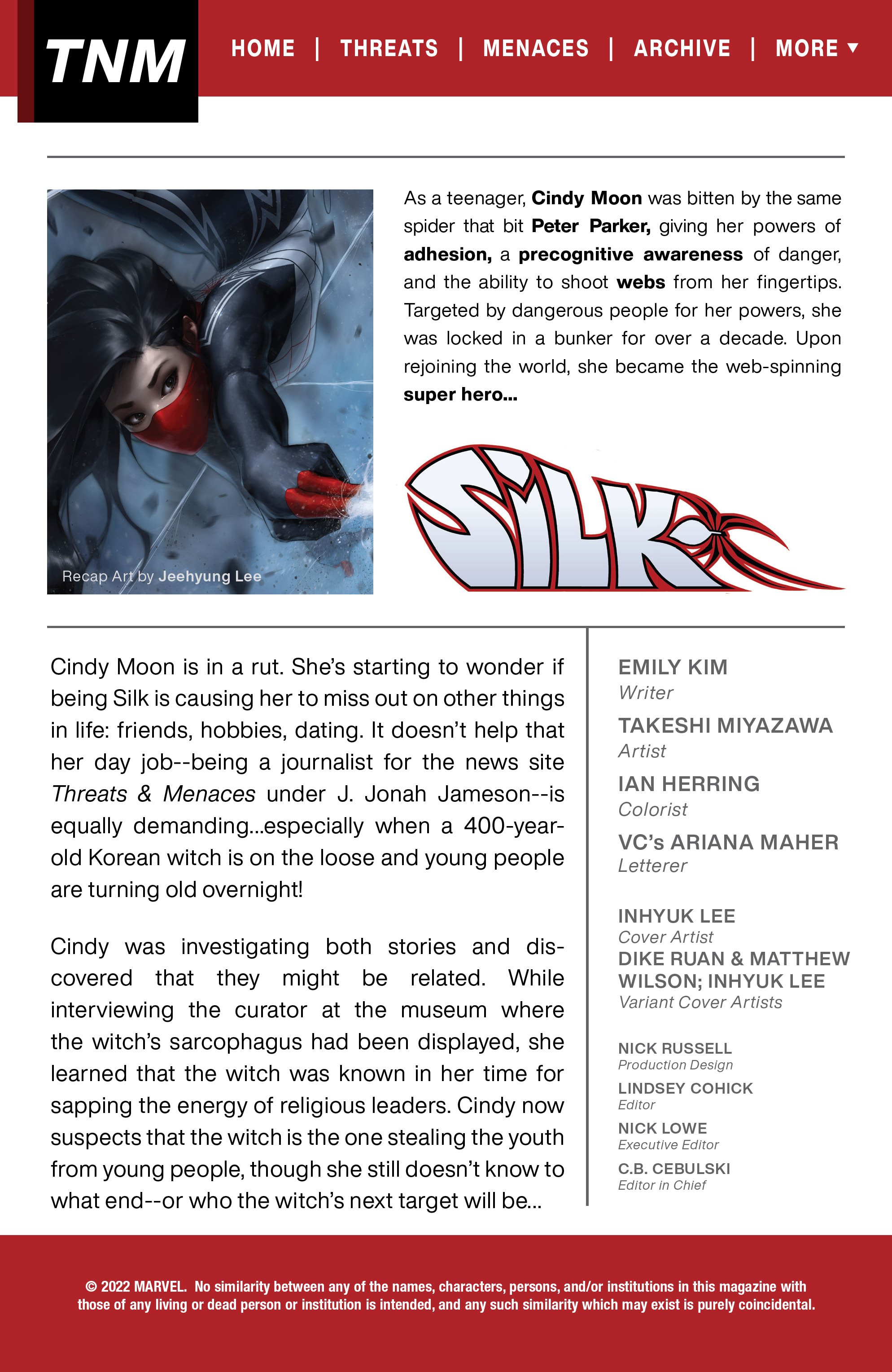 Silk (2022-) issue 3 - Page 2