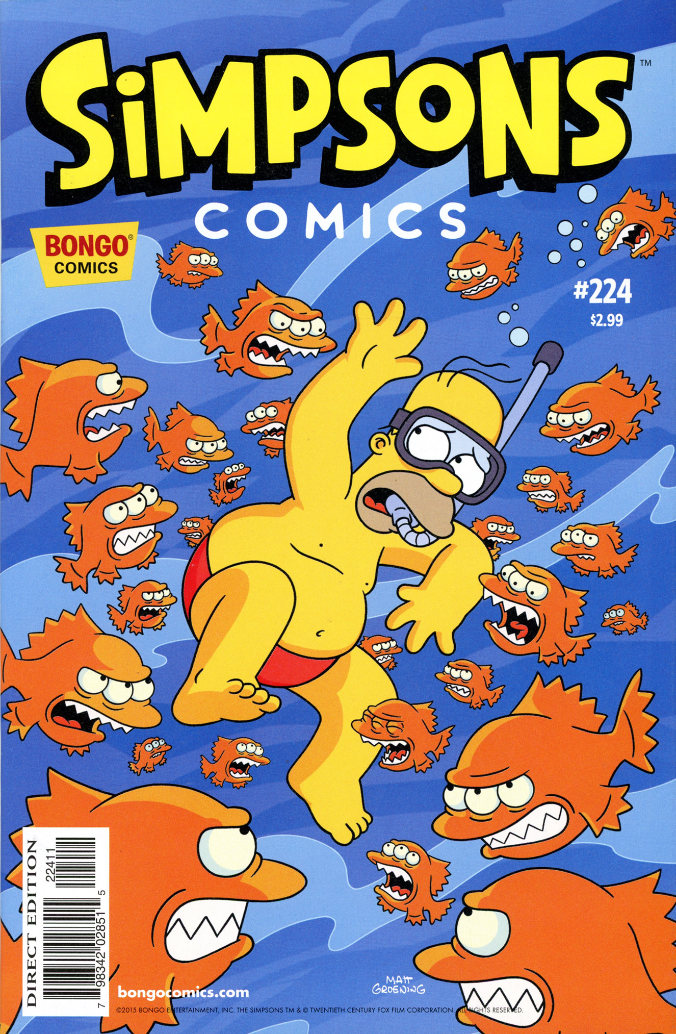 Simpsons Comics (1993-): Chapter 224 - Page 1