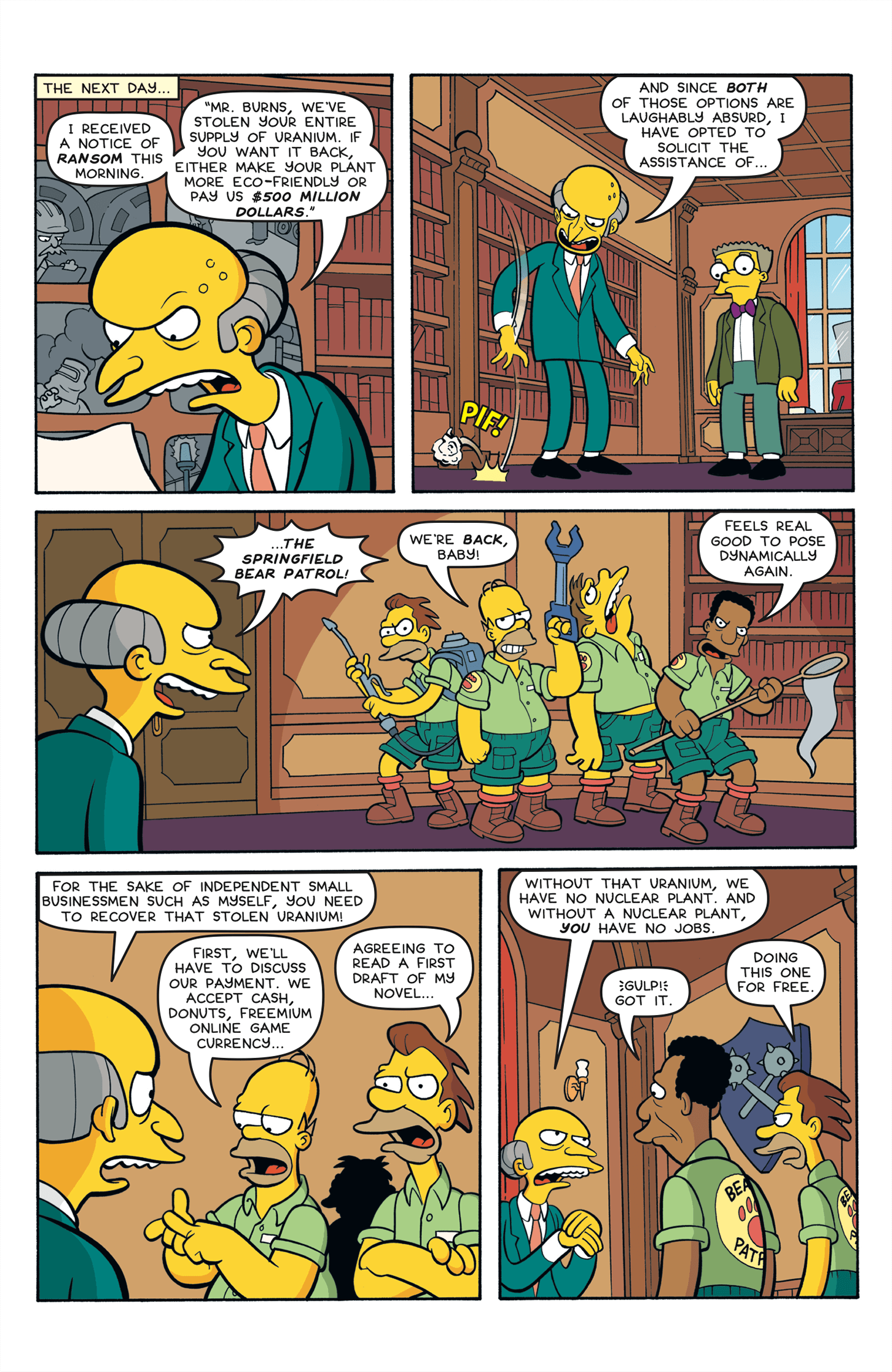 Simpsons Comics (1993-) issue 236 - Page 3