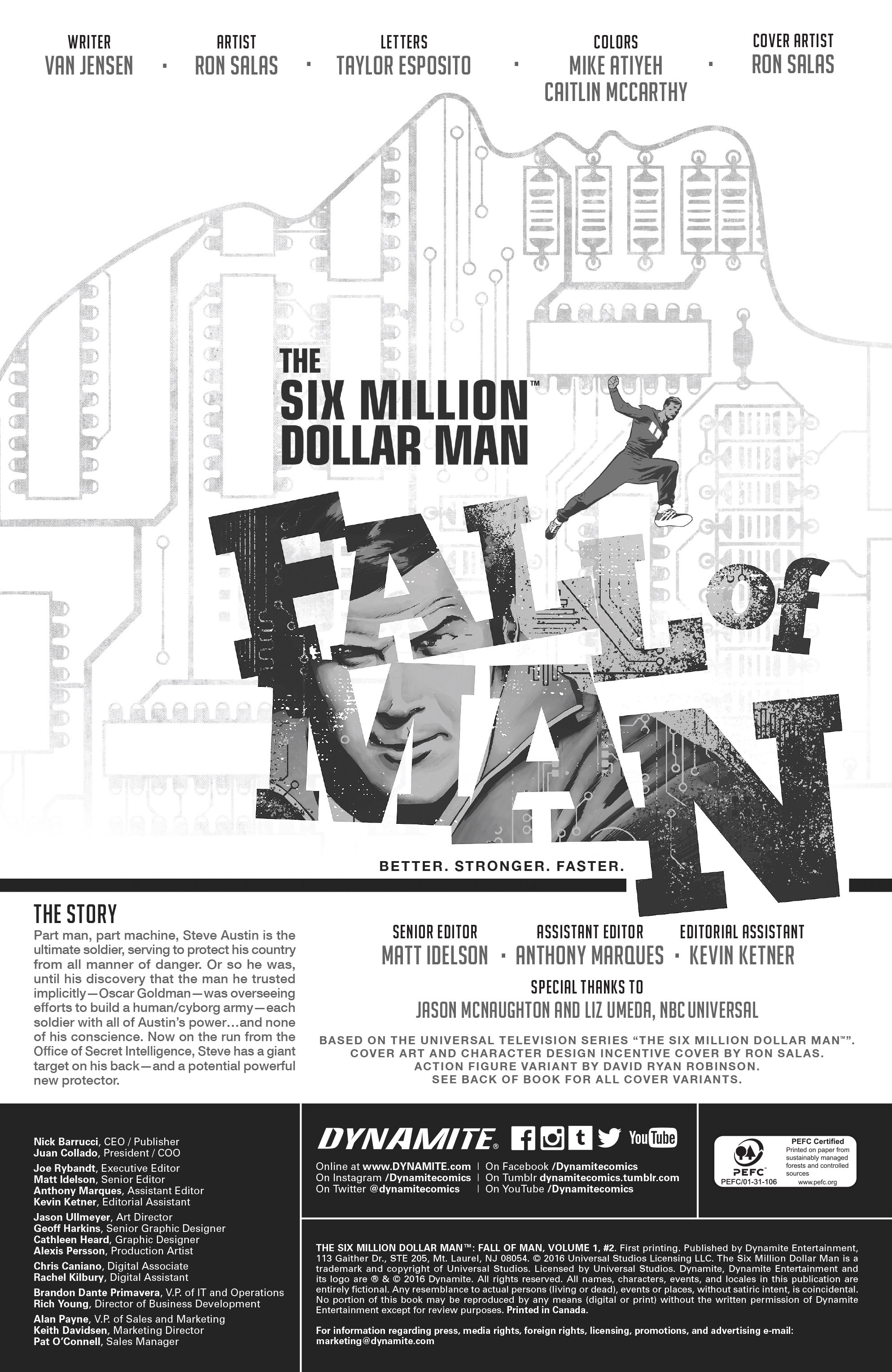 Six Million Dollar Man: Fall Of Man (2016) issue 2 - Page 2