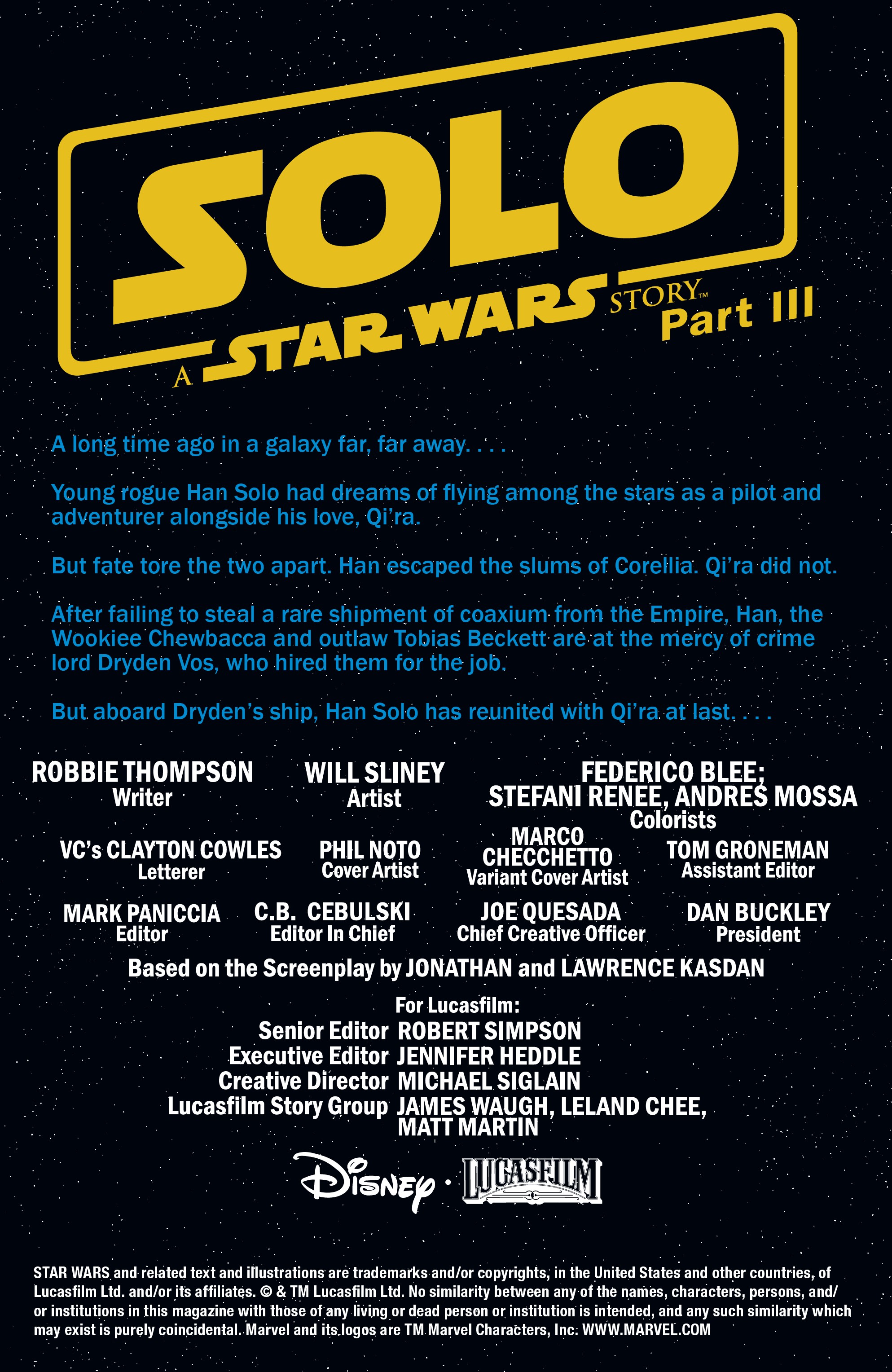 Solo: A Star Wars Story Adaptation (2018-): Chapter 3 - Page 2