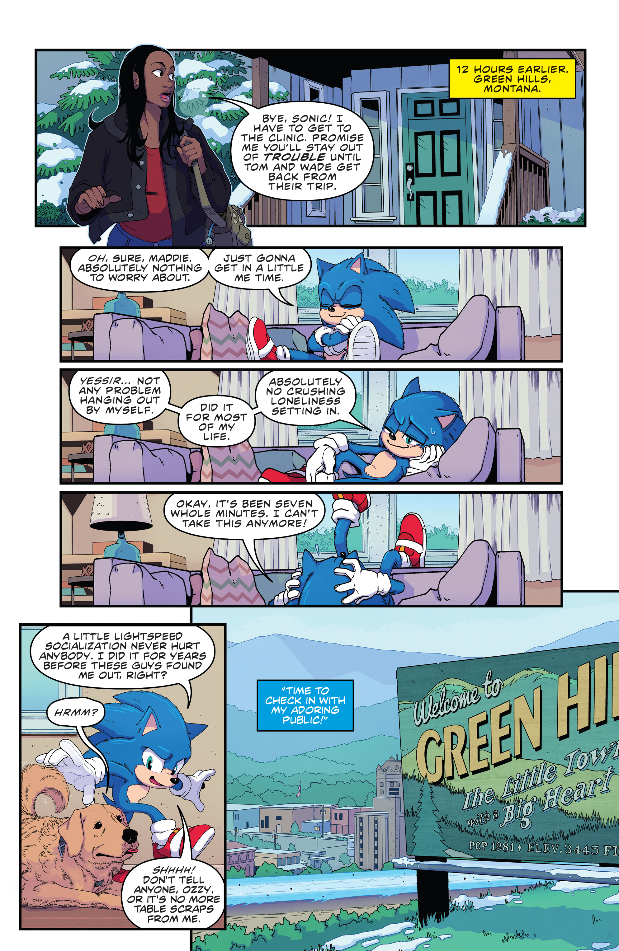 Sonic the Hedgehog 2: The Official Movie Pre-Quill (2022): Chapter 1 - Page 4