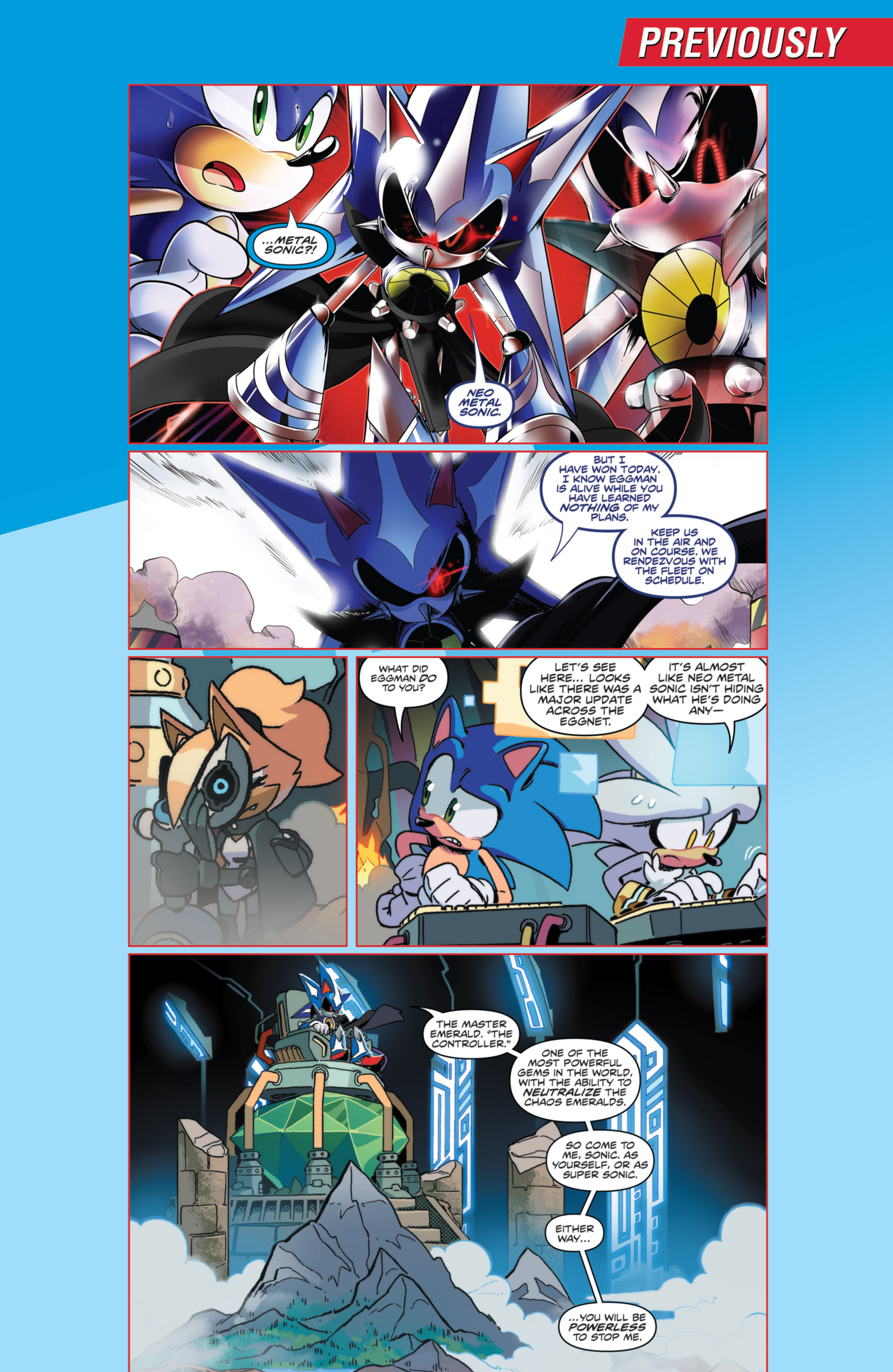 Super Neo Metal Sonic  Sonic IDW 9 - 12 