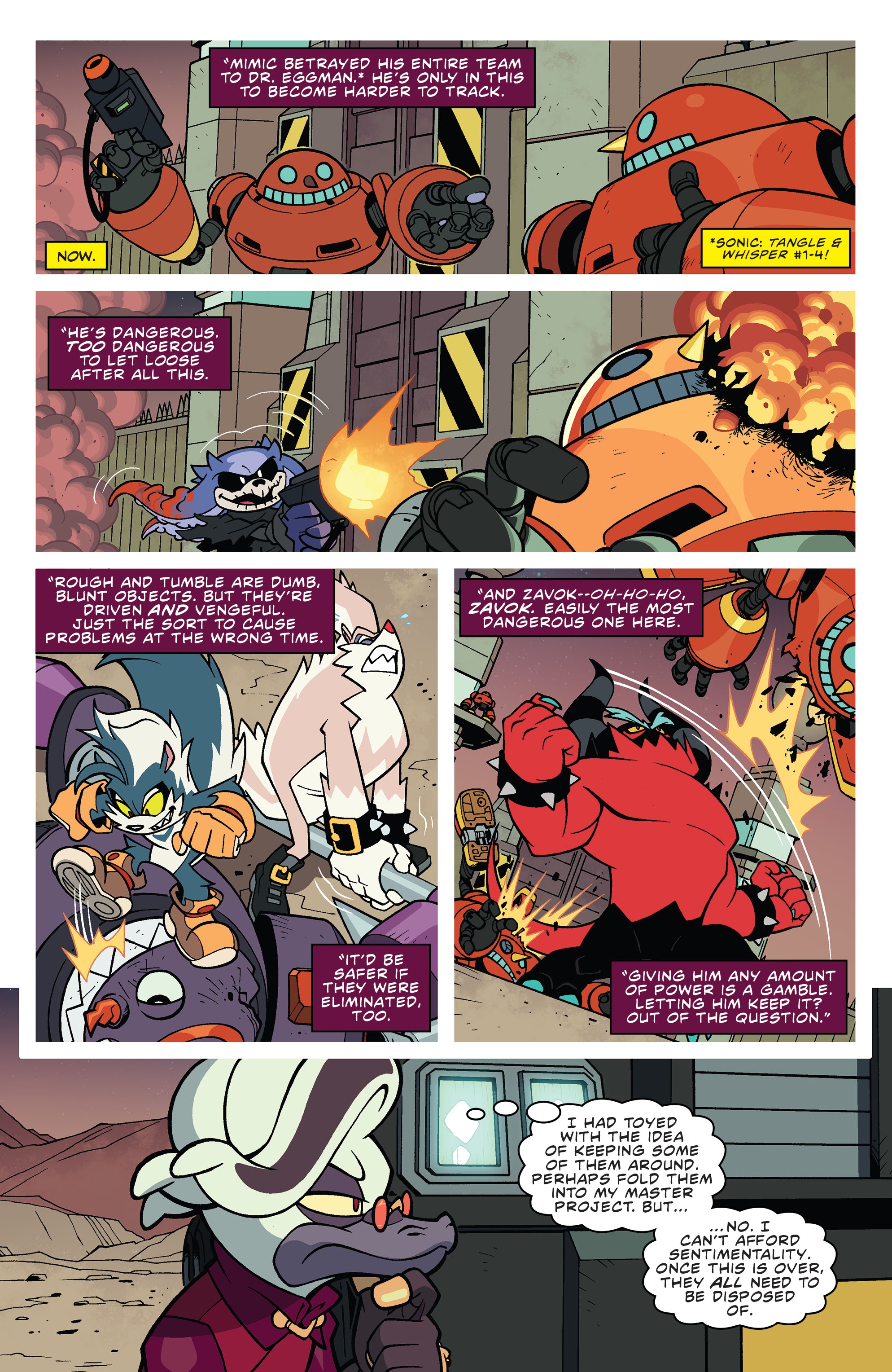 Inside The Pages: Sonic IDW Bad Guys #3