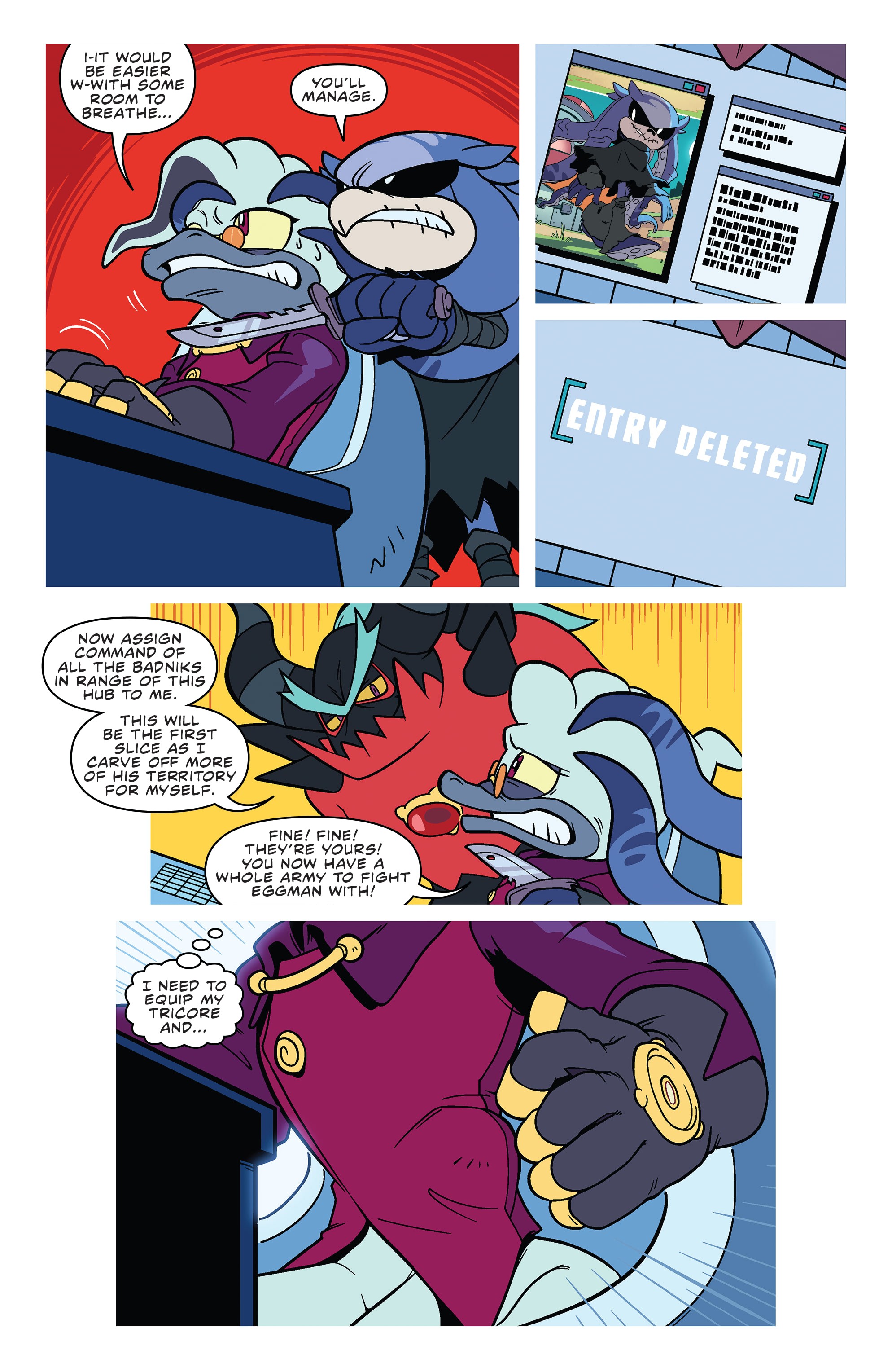 Inside The Pages: Sonic IDW Bad Guys #3