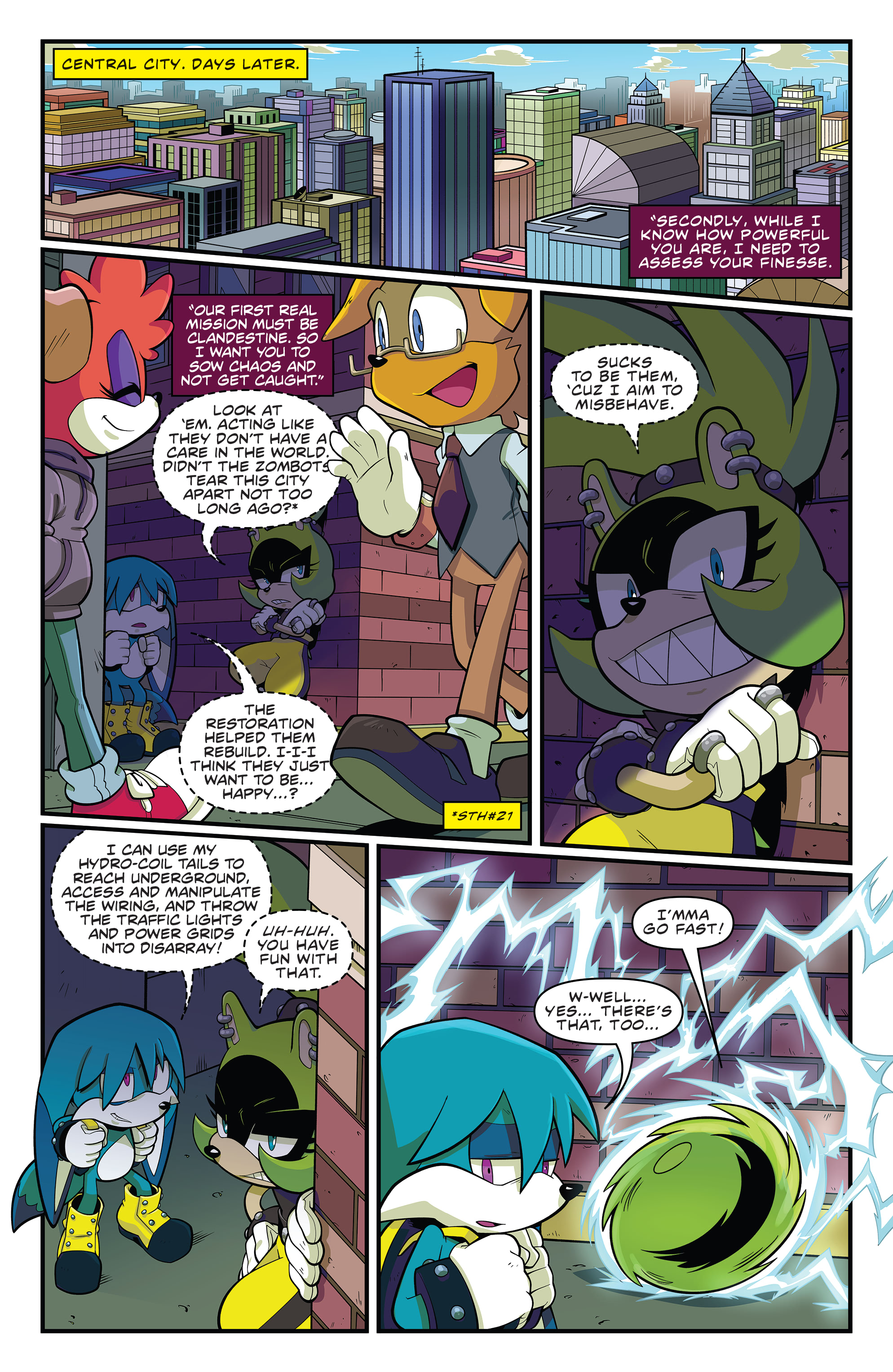 Sonic the Hedgehog: Imposter Syndrome (2021-) issue 1 - Page 11