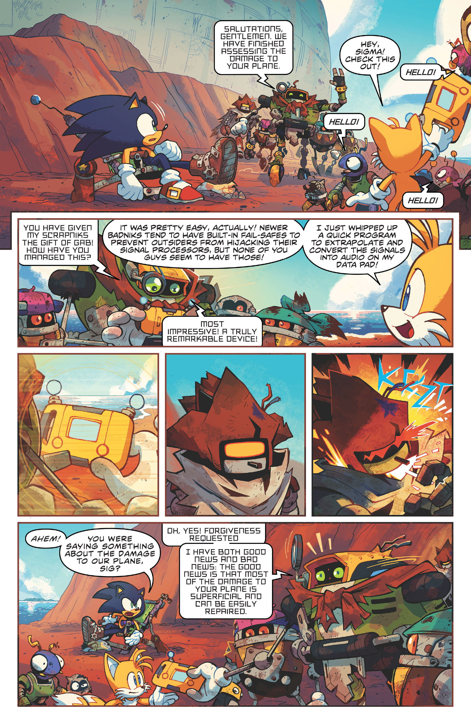 Sonic The Hedgehog: Scrapnik Island (2022-) Chapter 2 - Page 1