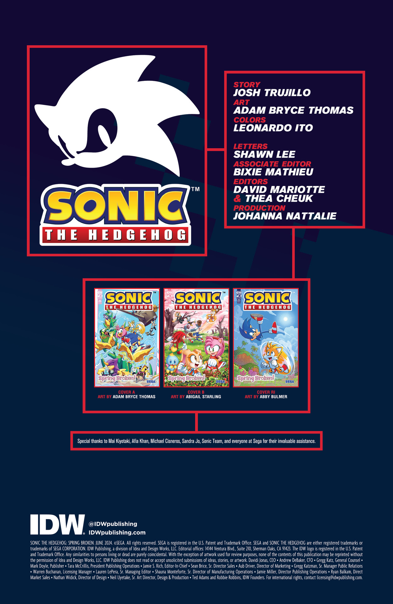 Sonic the Hedgehog: Spring Broken! (2024-) issue 1 - Page 2