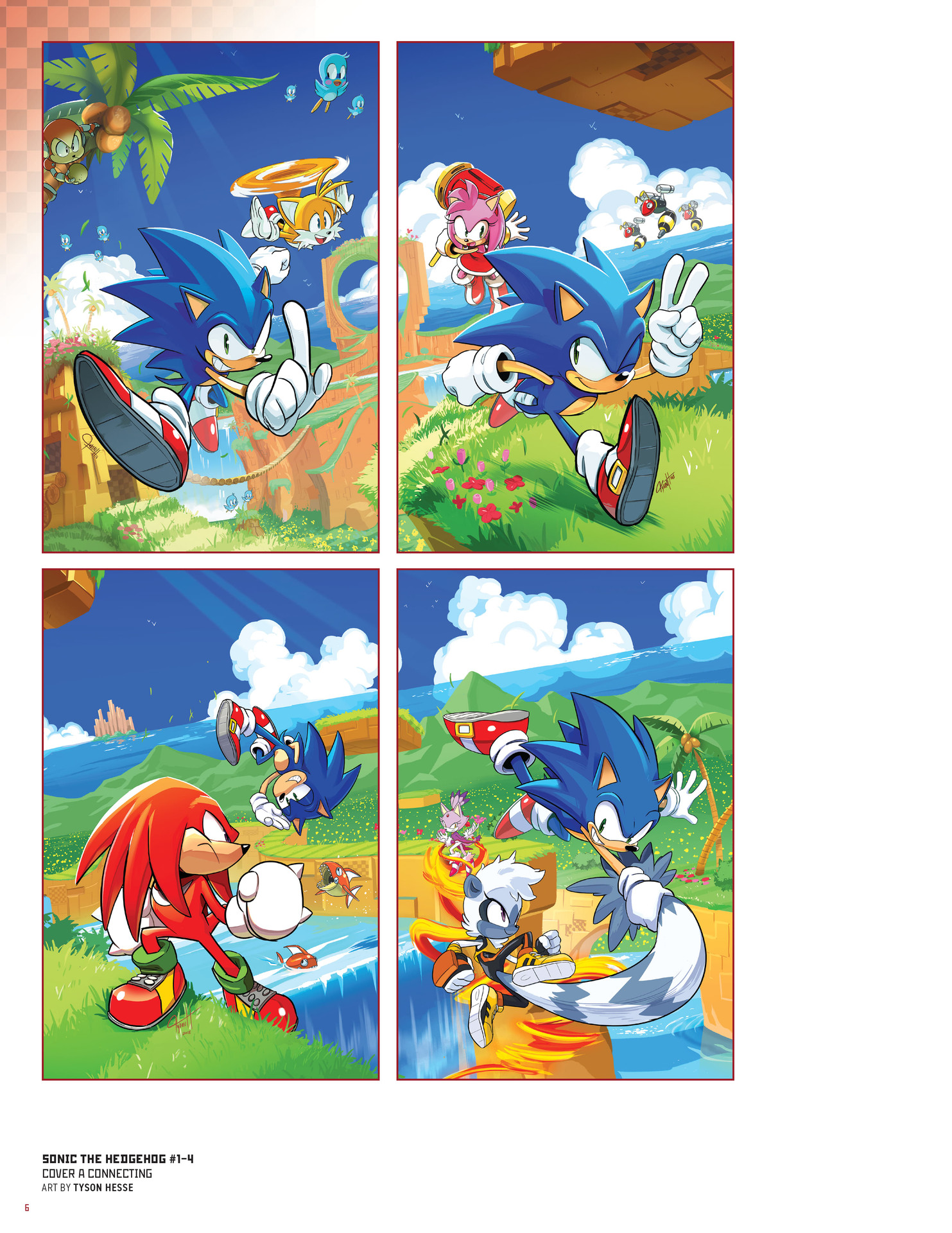 Sonic The Hedgehog: The IDW Comic Art Collection (2023) issue HC - Page 6