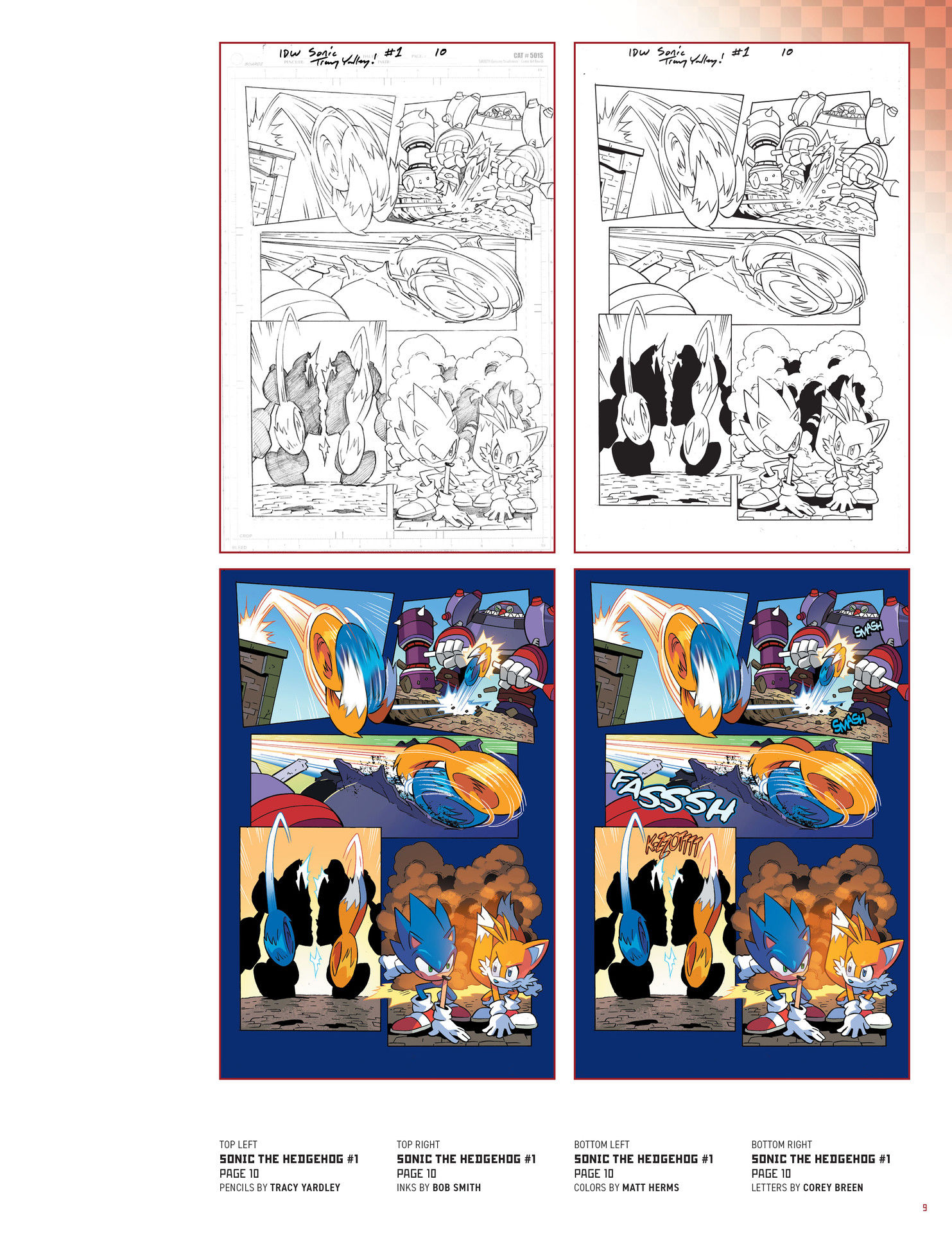 Sonic The Hedgehog: The IDW Comic Art Collection (2023) issue HC - Page 9