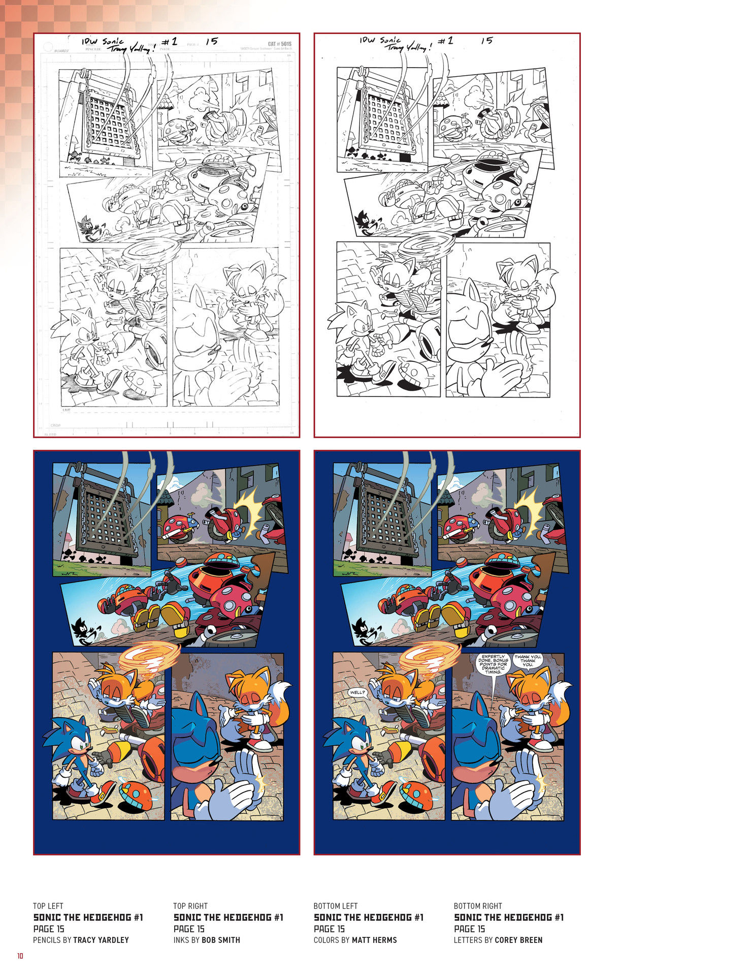 Sonic The Hedgehog: The IDW Comic Art Collection (2023) issue HC - Page 10