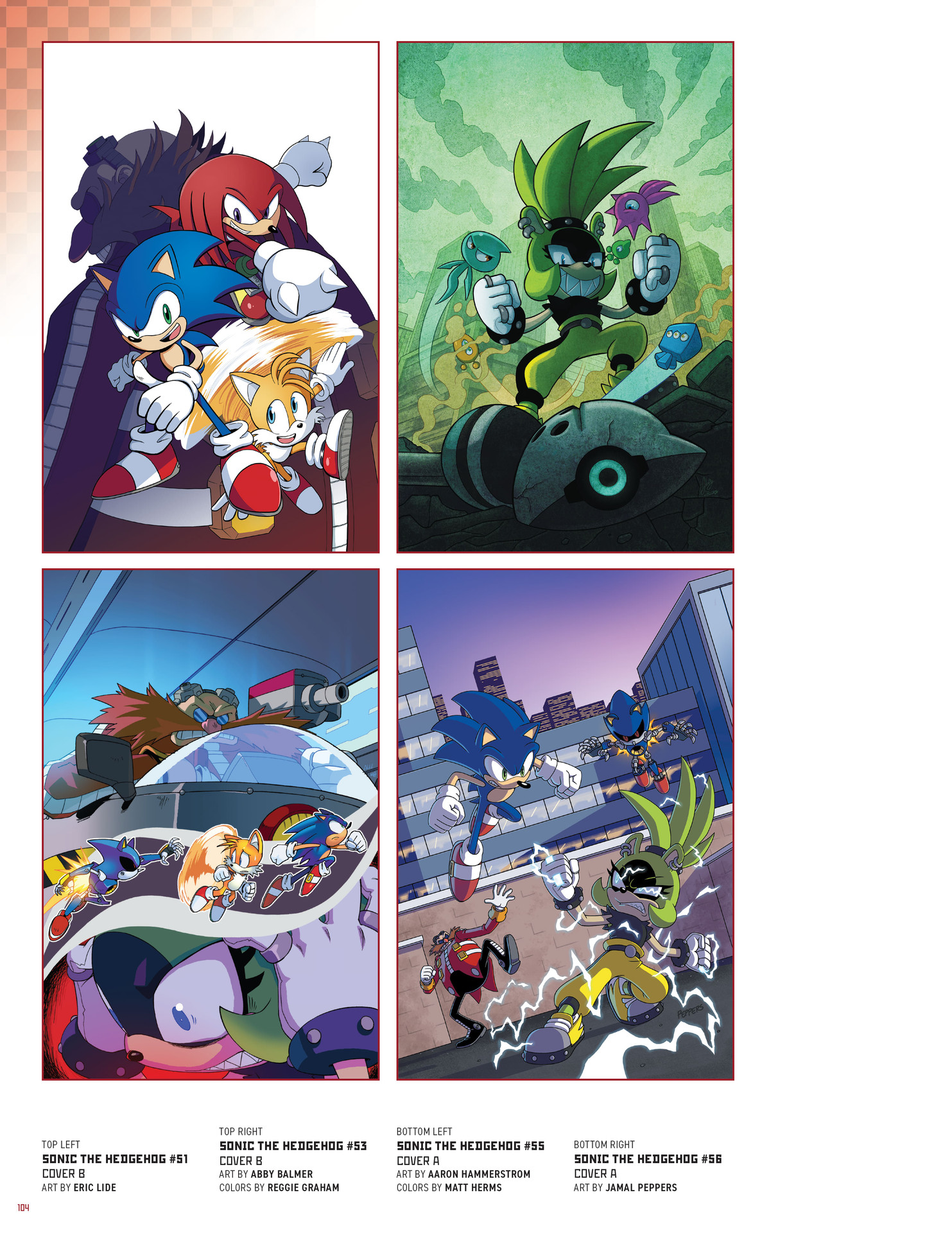 Sonic The Hedgehog: The IDW Comic Art Collection (2023) issue HC - Page 102