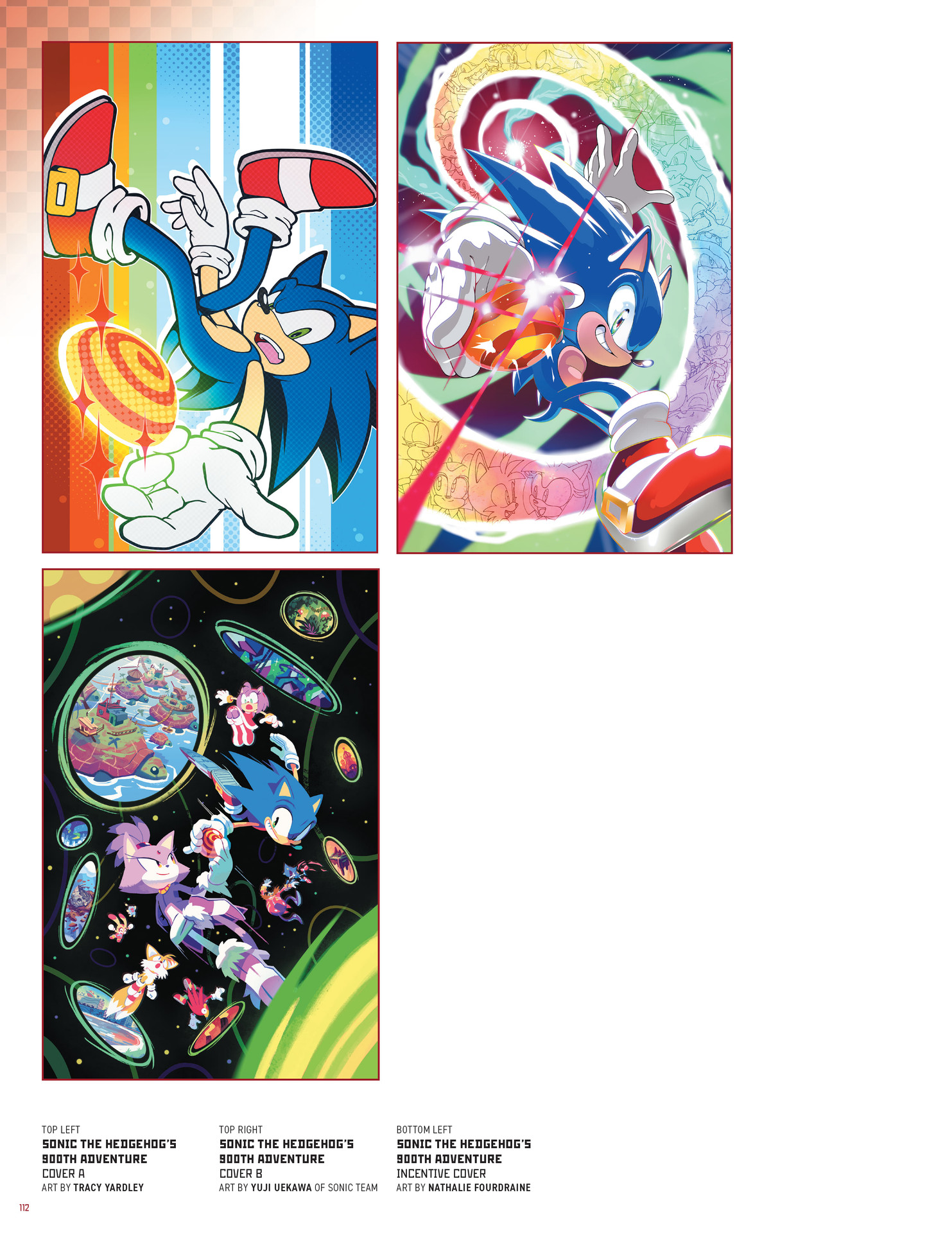 Sonic The Hedgehog: The IDW Comic Art Collection (2023) issue HC - Page 110