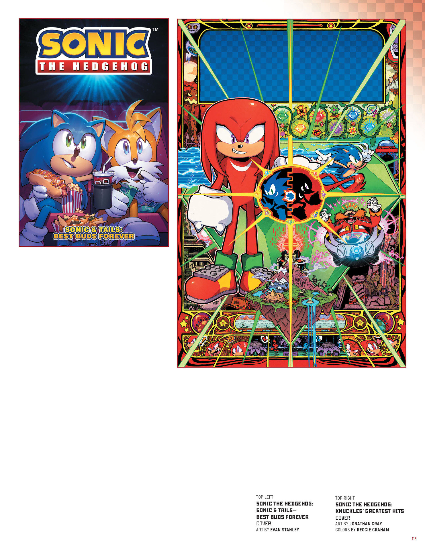 Sonic The Hedgehog: The IDW Comic Art Collection (2023) issue HC - Page 111