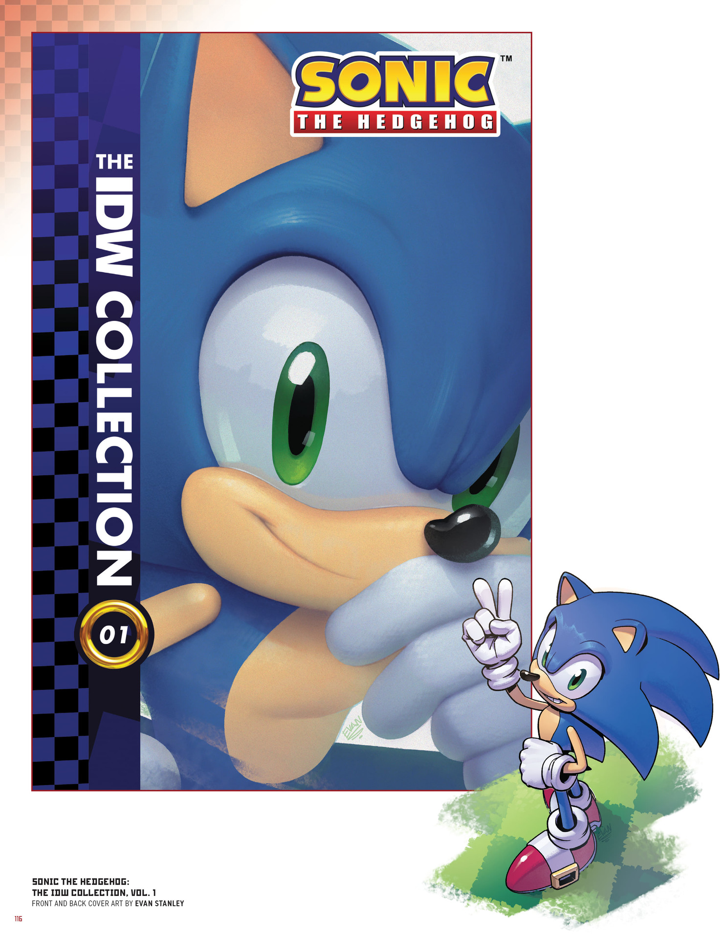 Sonic The Hedgehog: The IDW Comic Art Collection (2023) issue HC - Page 114